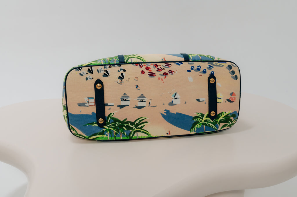 Louis Vuitton Multi-Color Beach Scene Tote