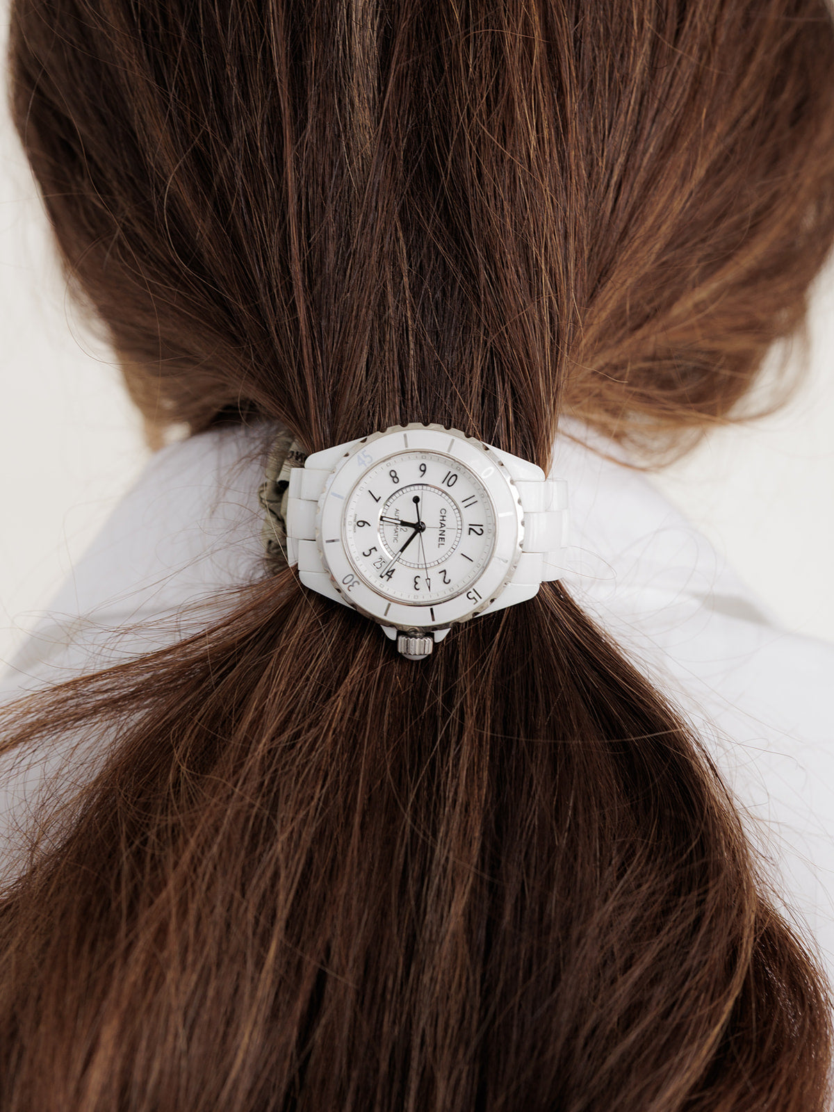 Chanel White J-12 Sport Wristwatch