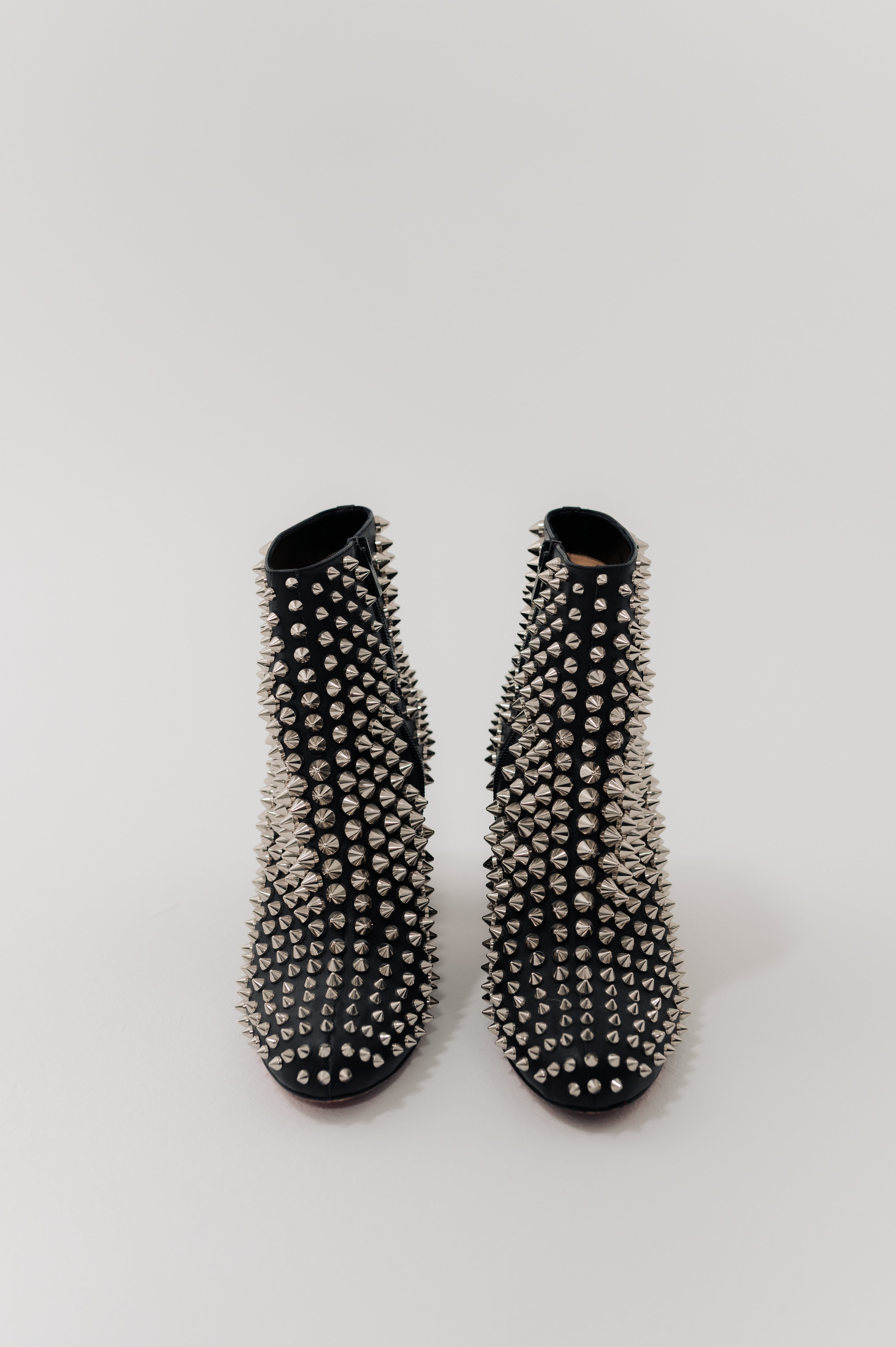 Christian Louboutin Black Spike Boots