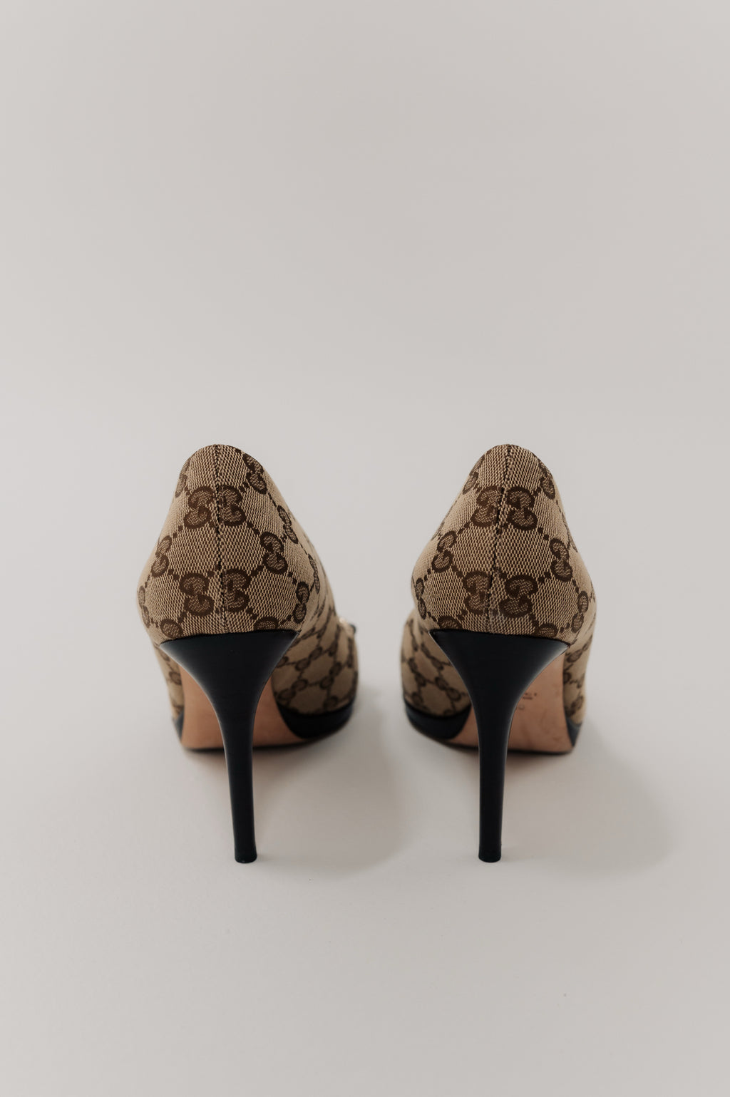 Gucci Monogram Heels