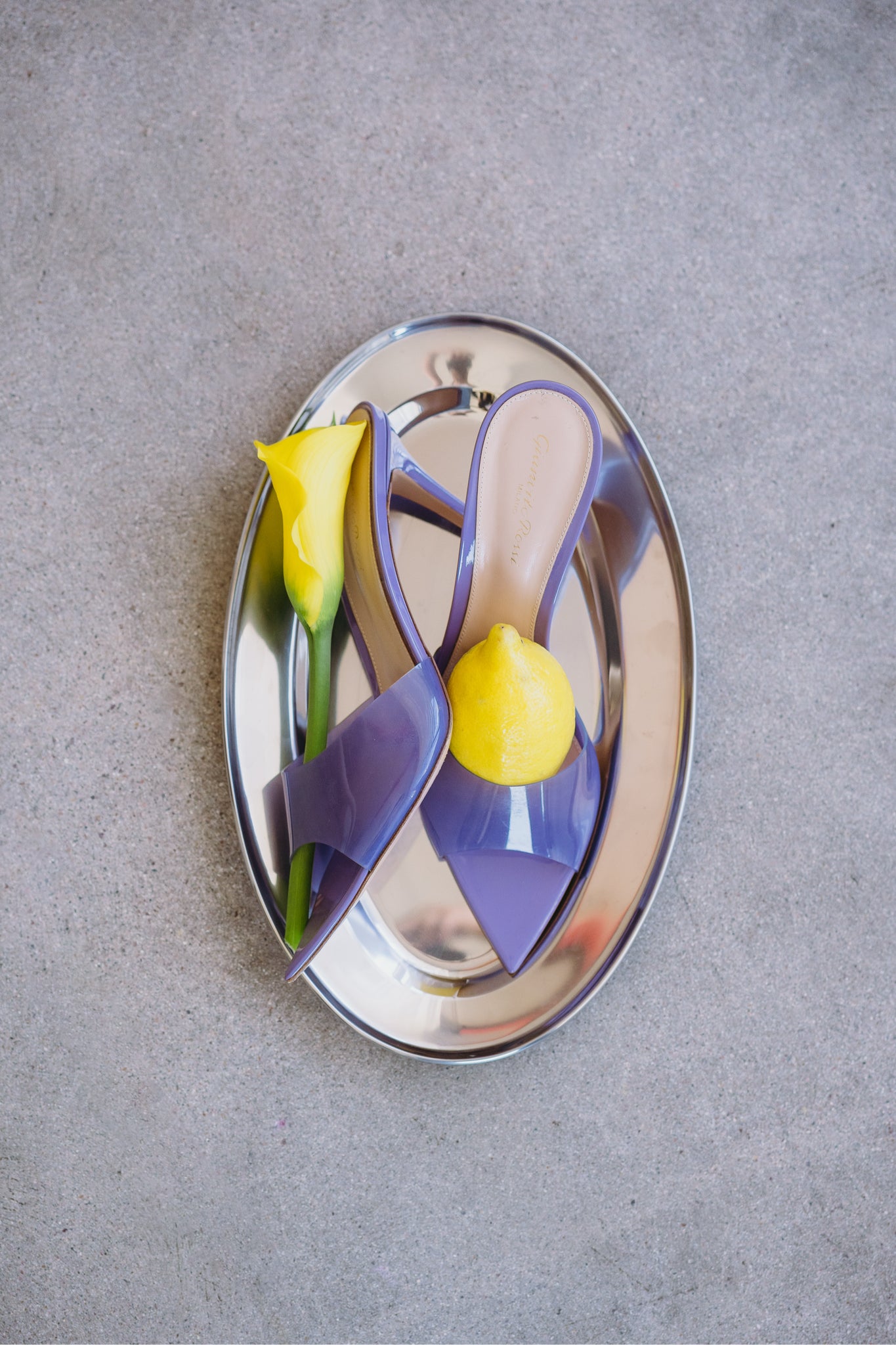 Gianvito Rossi Purple PVC Heels