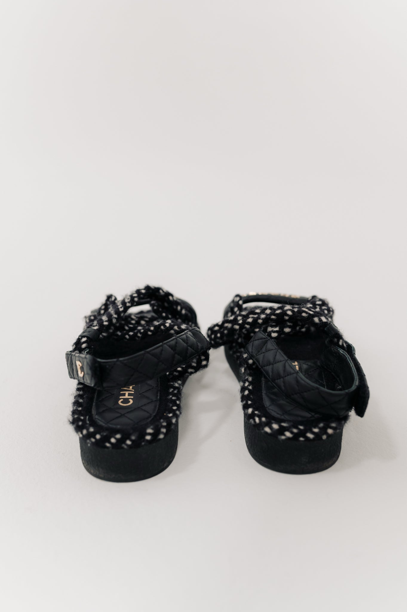 Chanel Woven Dad Sandals