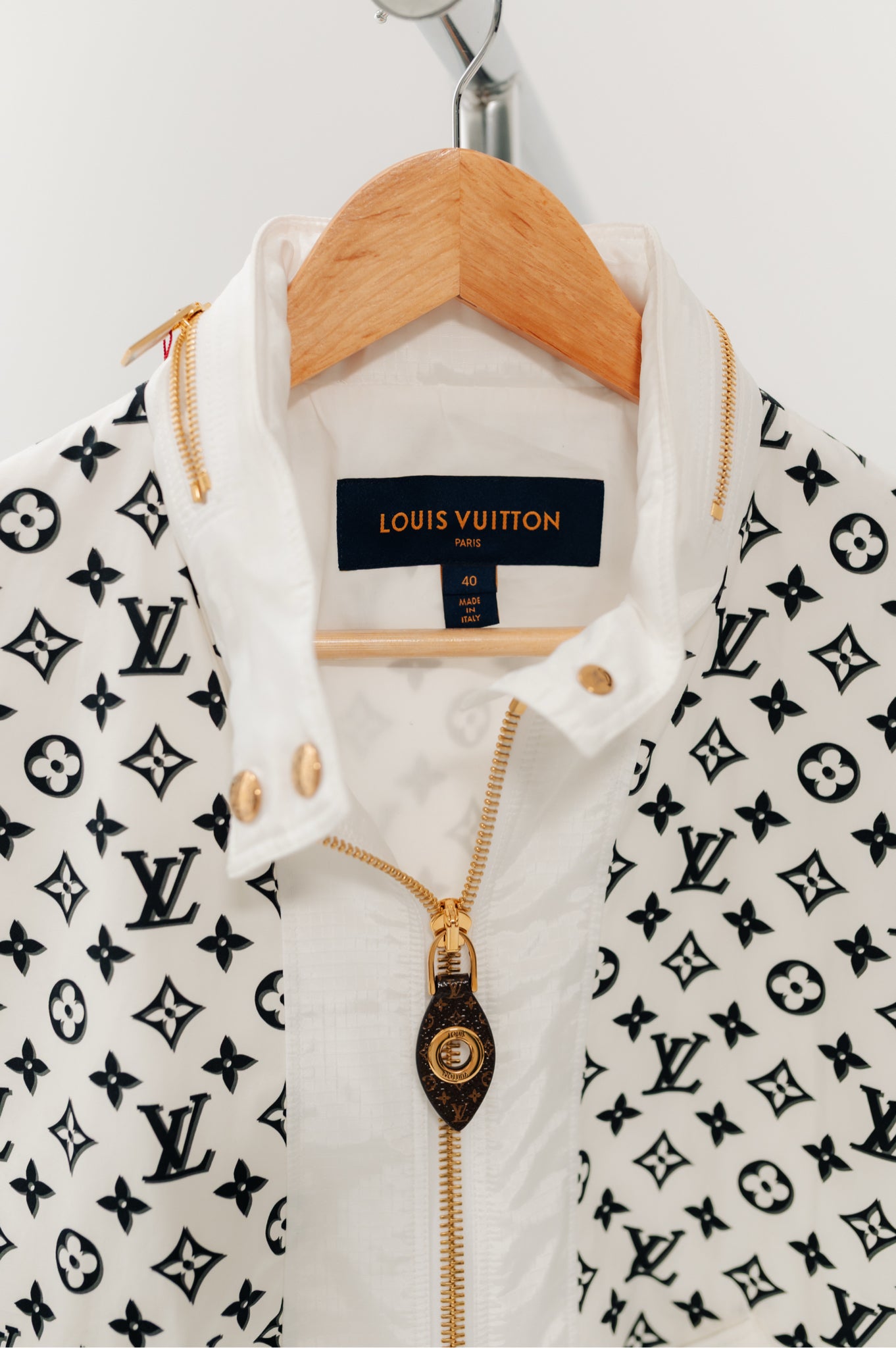 Louis Vuitton White Monogram Jacket