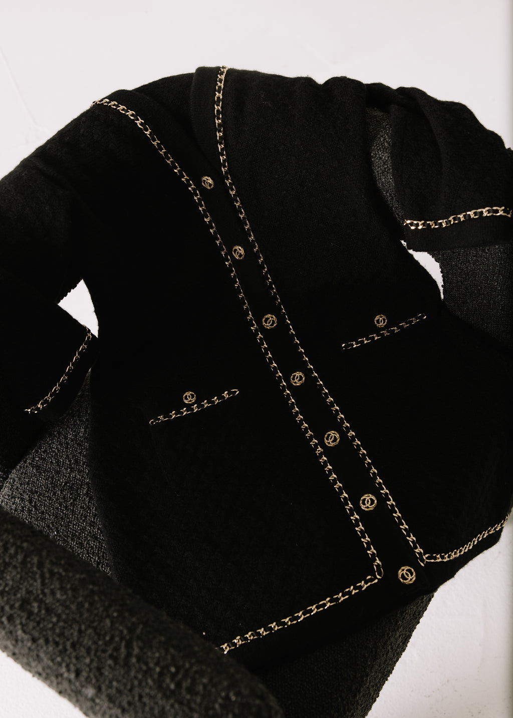 Chanel Woven Cardigan