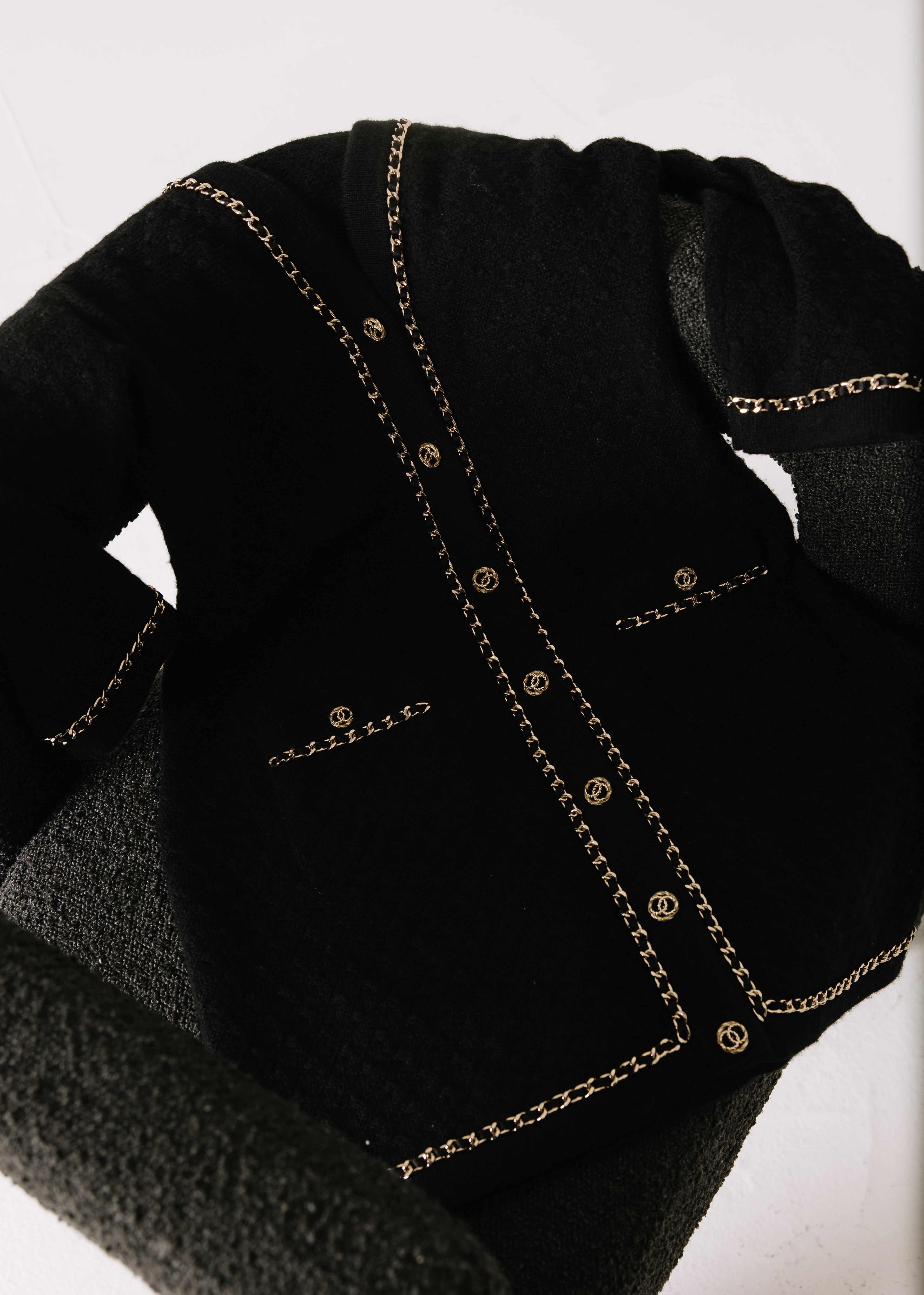 Chanel Woven Cardigan