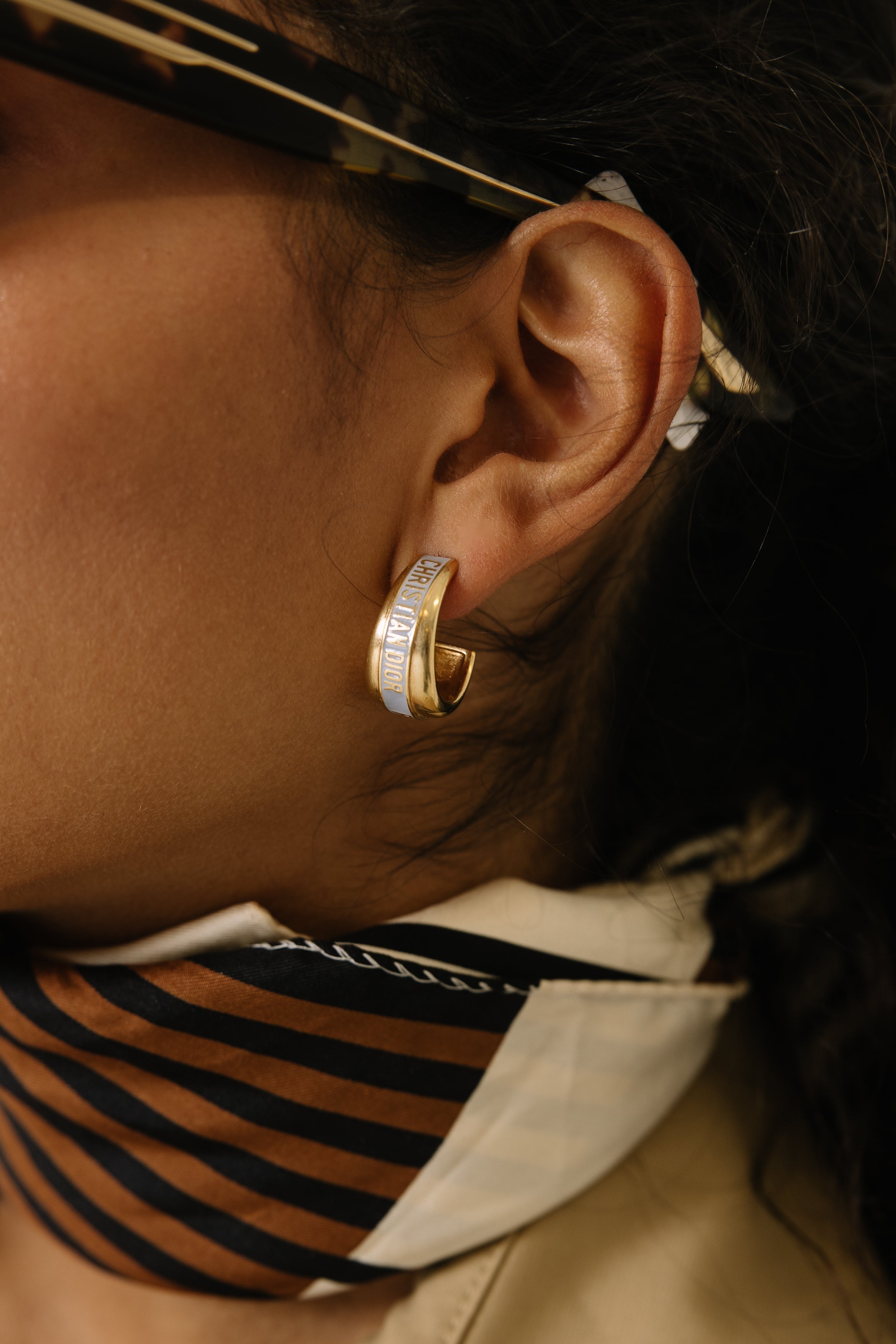 Dior Code Hoop Earring