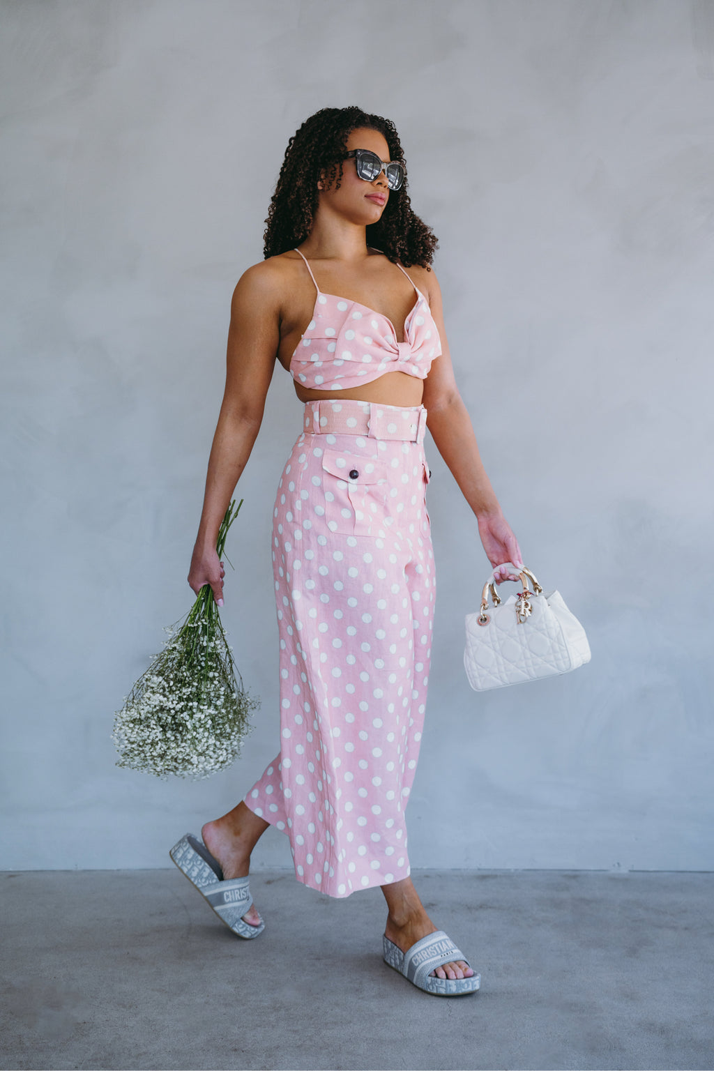 Zimmermann Pink Polka Dot 2 PC Set