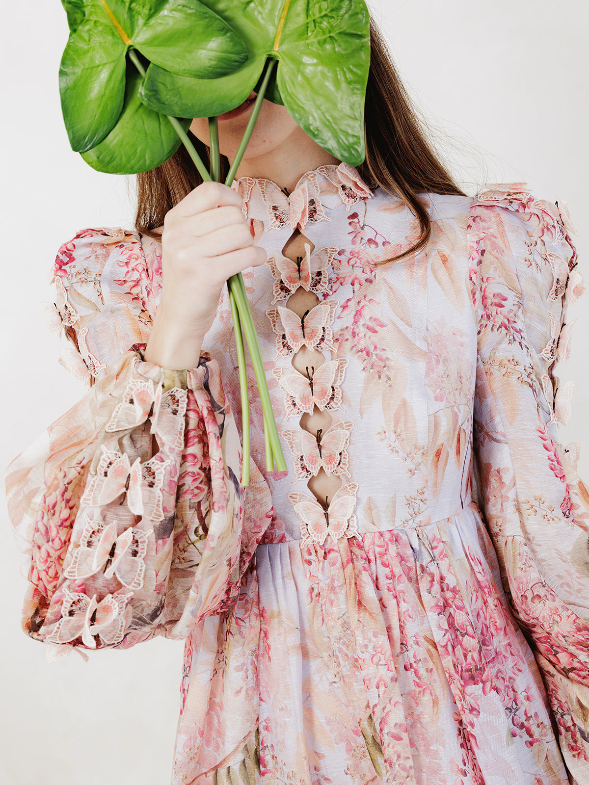 Zimmermann Pink Butterfly Dress