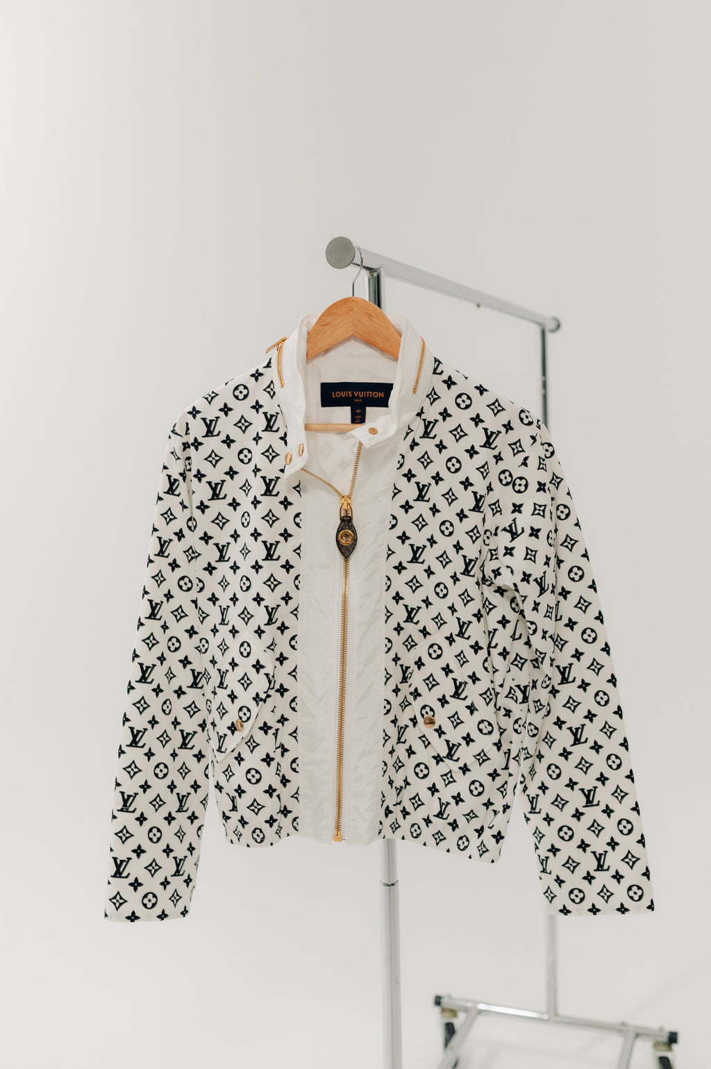 Louis Vuitton White Monogram Jacket