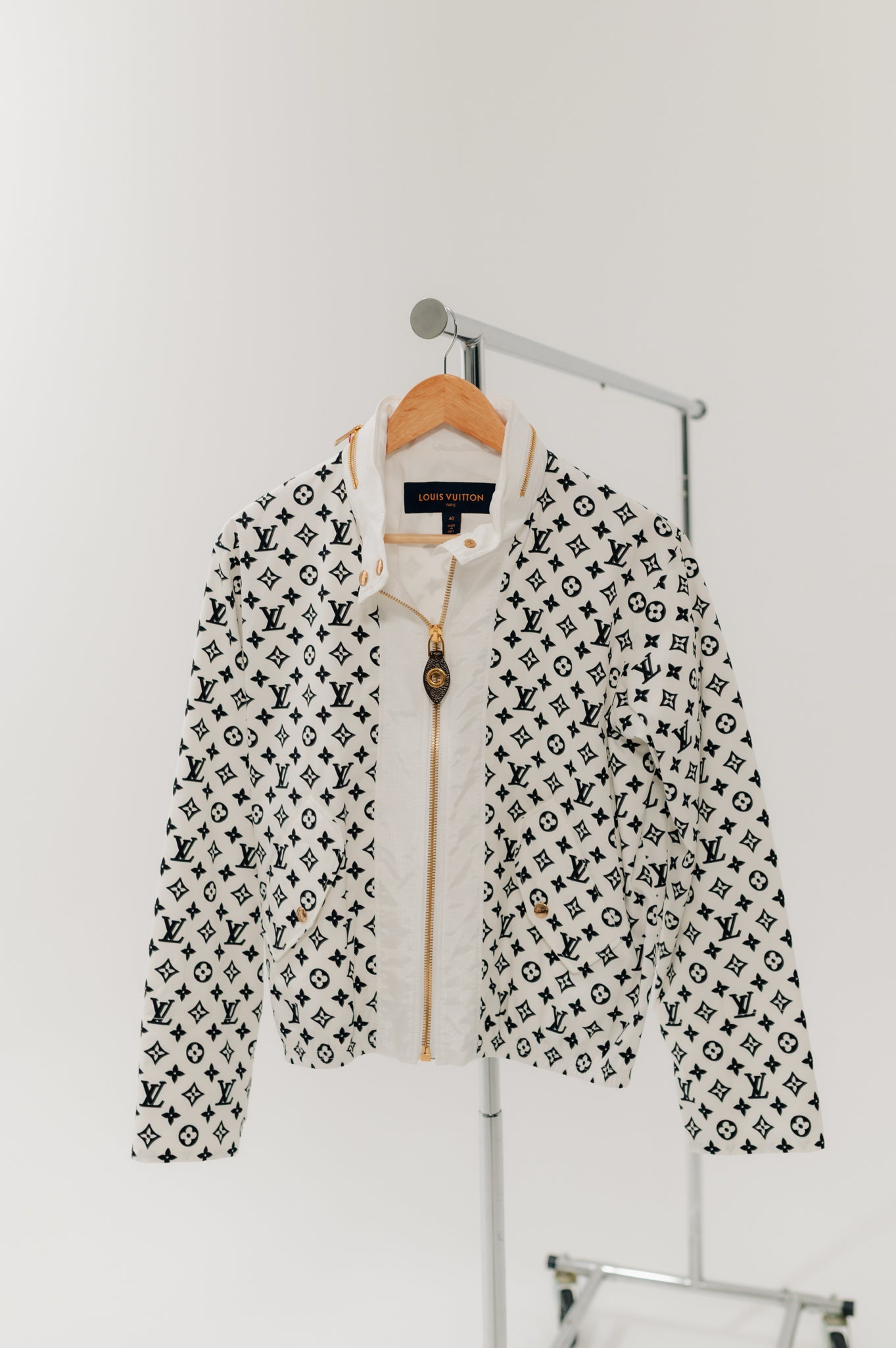 Louis Vuitton White Monogram Jacket