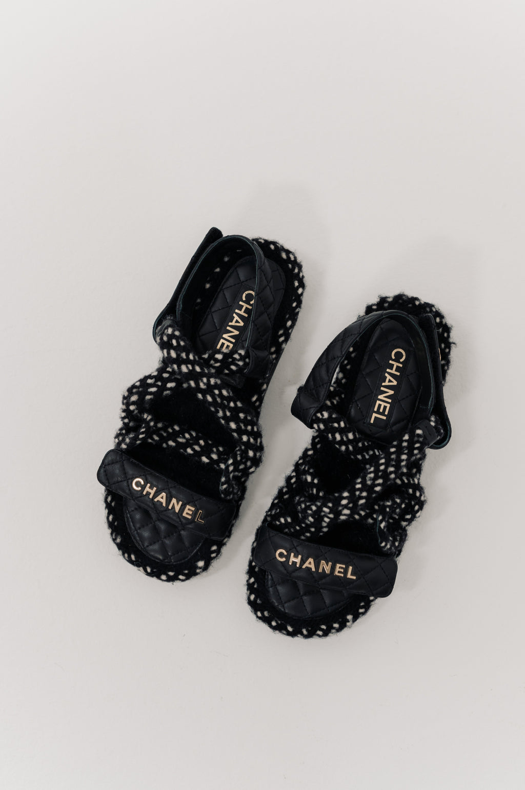 Chanel Woven Dad Sandals