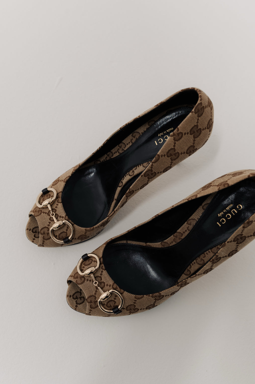 Gucci Monogram Heels