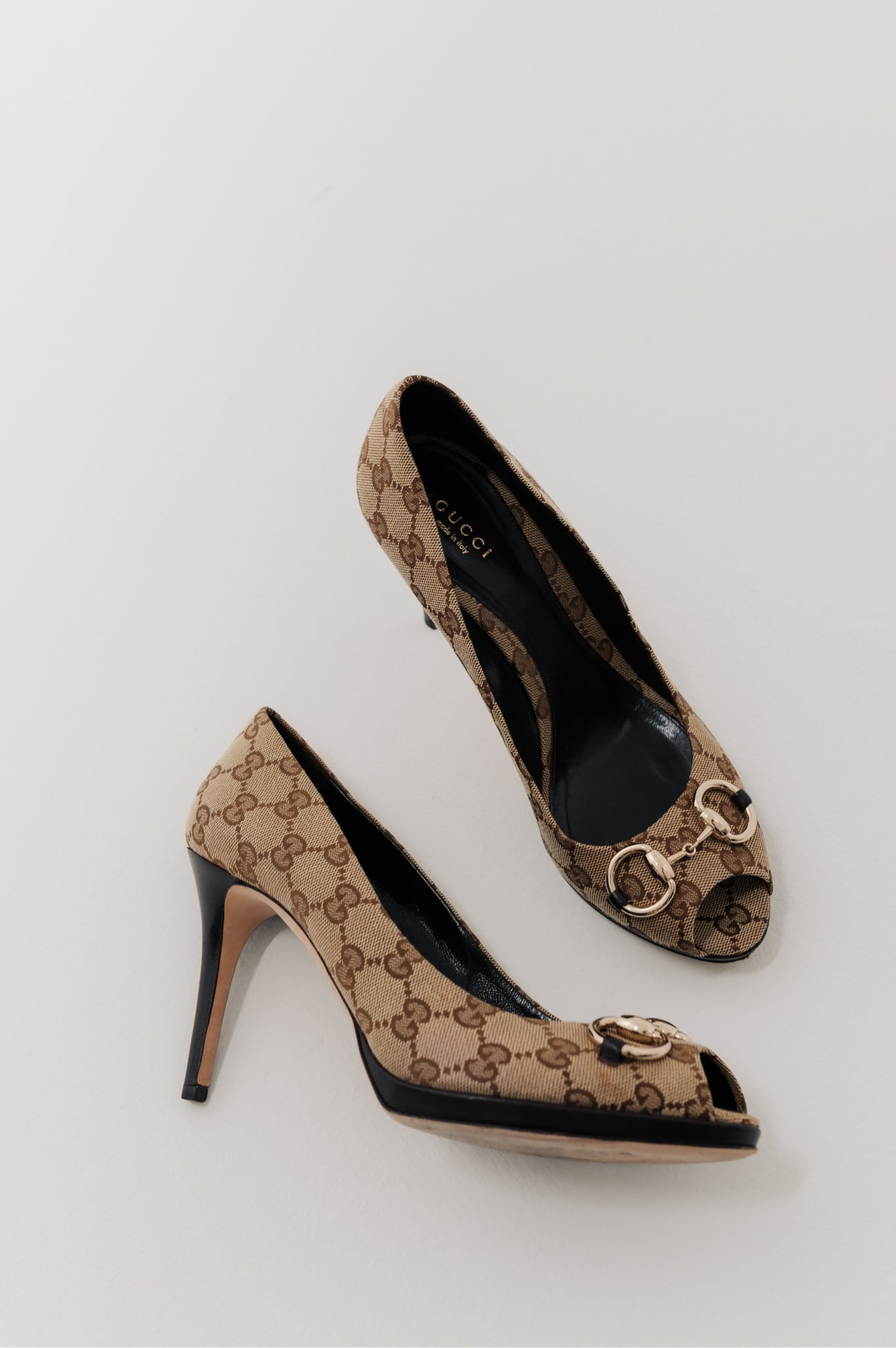 Gucci Monogram Heels