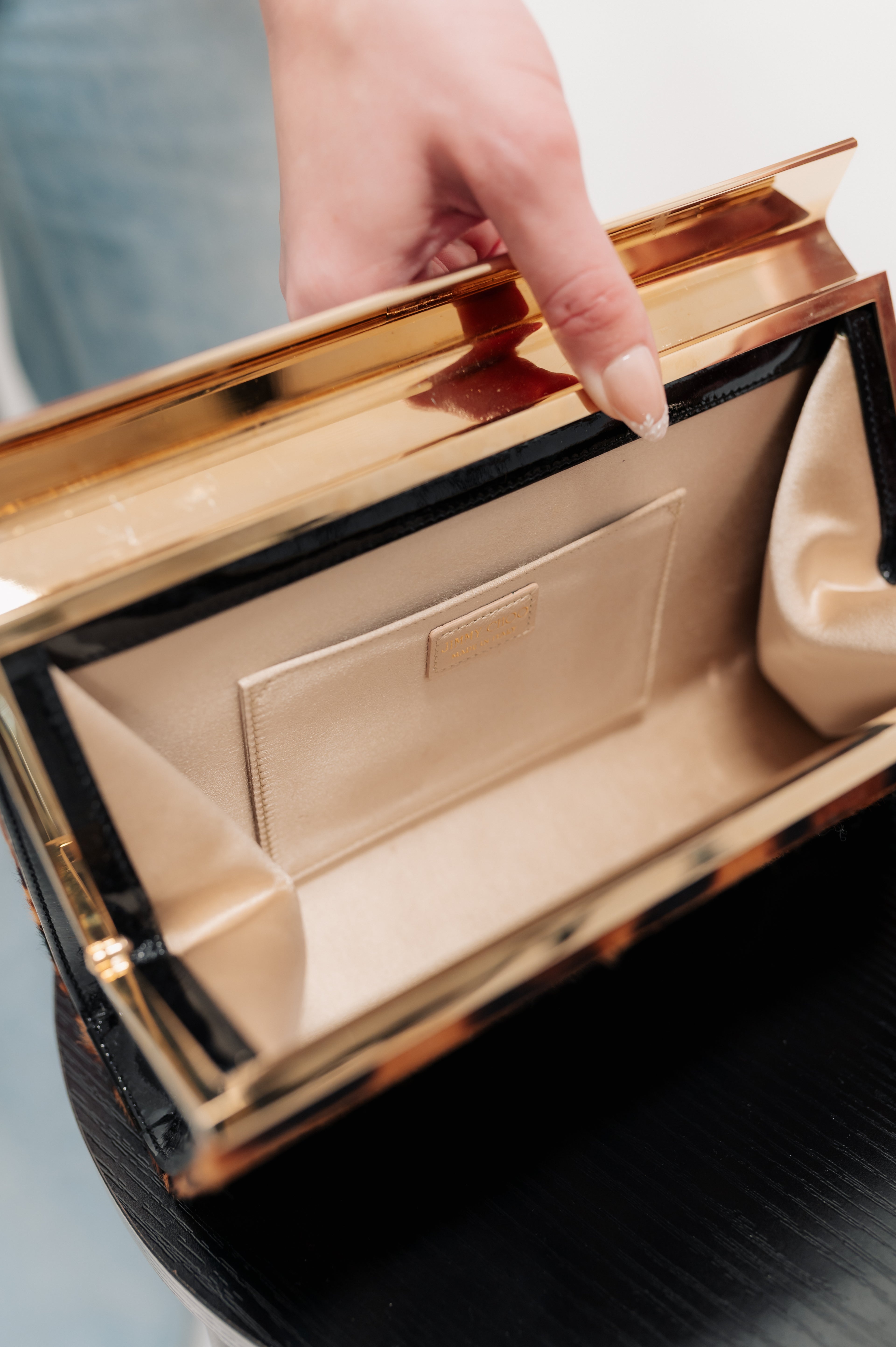 Jimmy Choo Cheetah Print Clutch