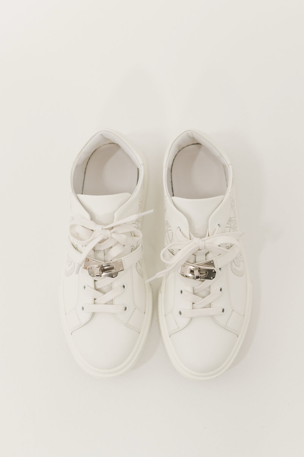Hermes White Day Sneakers