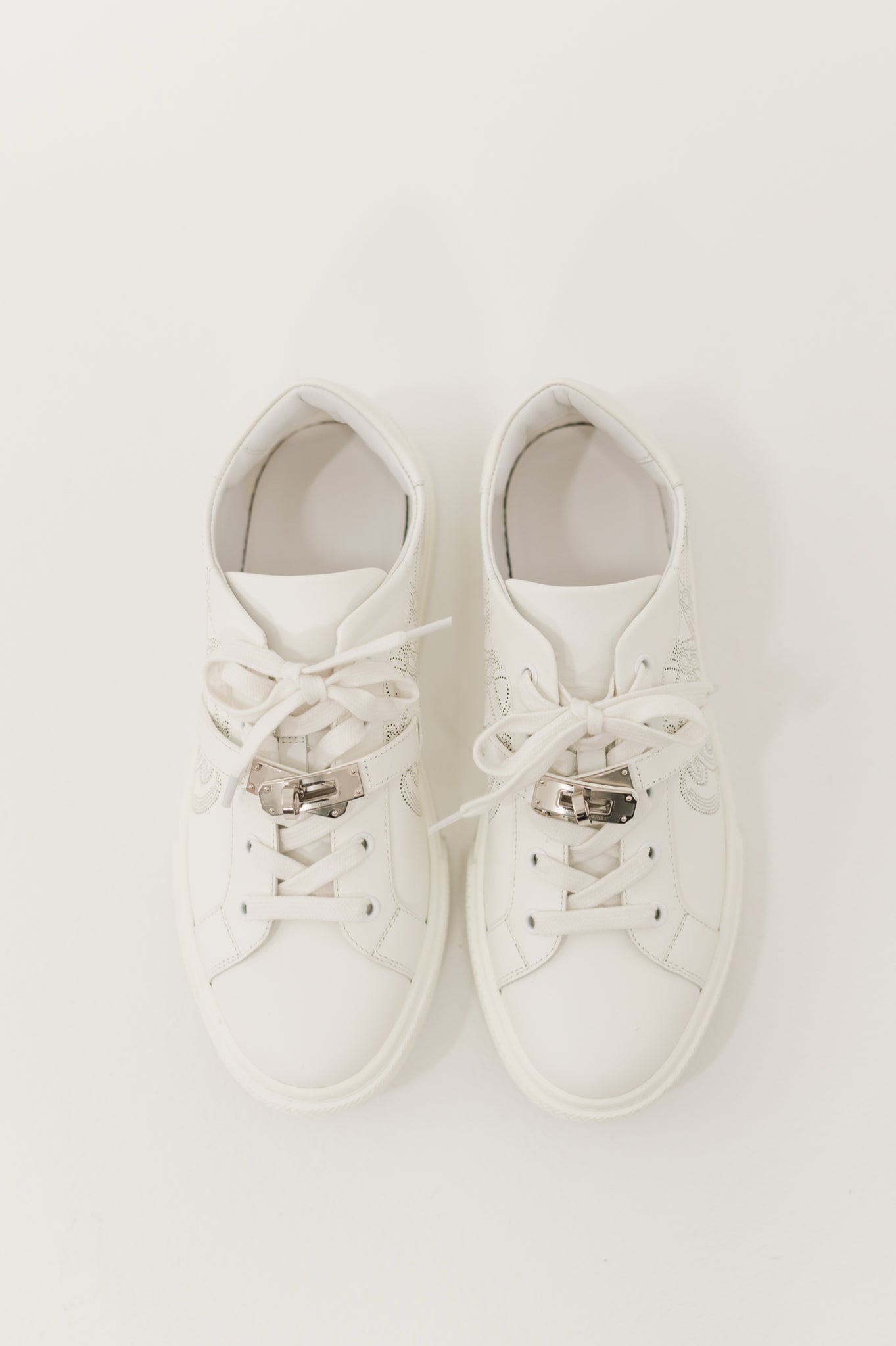 Hermes White Day Sneakers