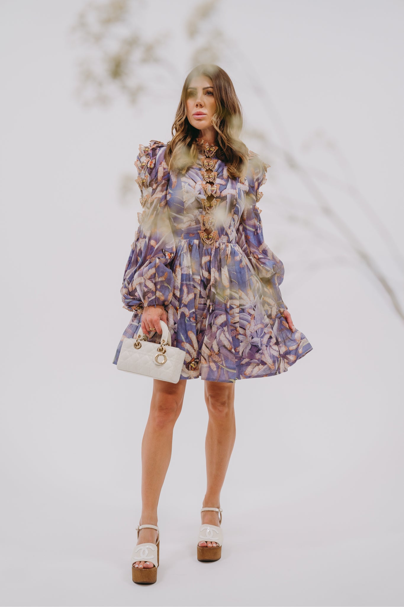 Zimmermann Blue Butterfly Dress