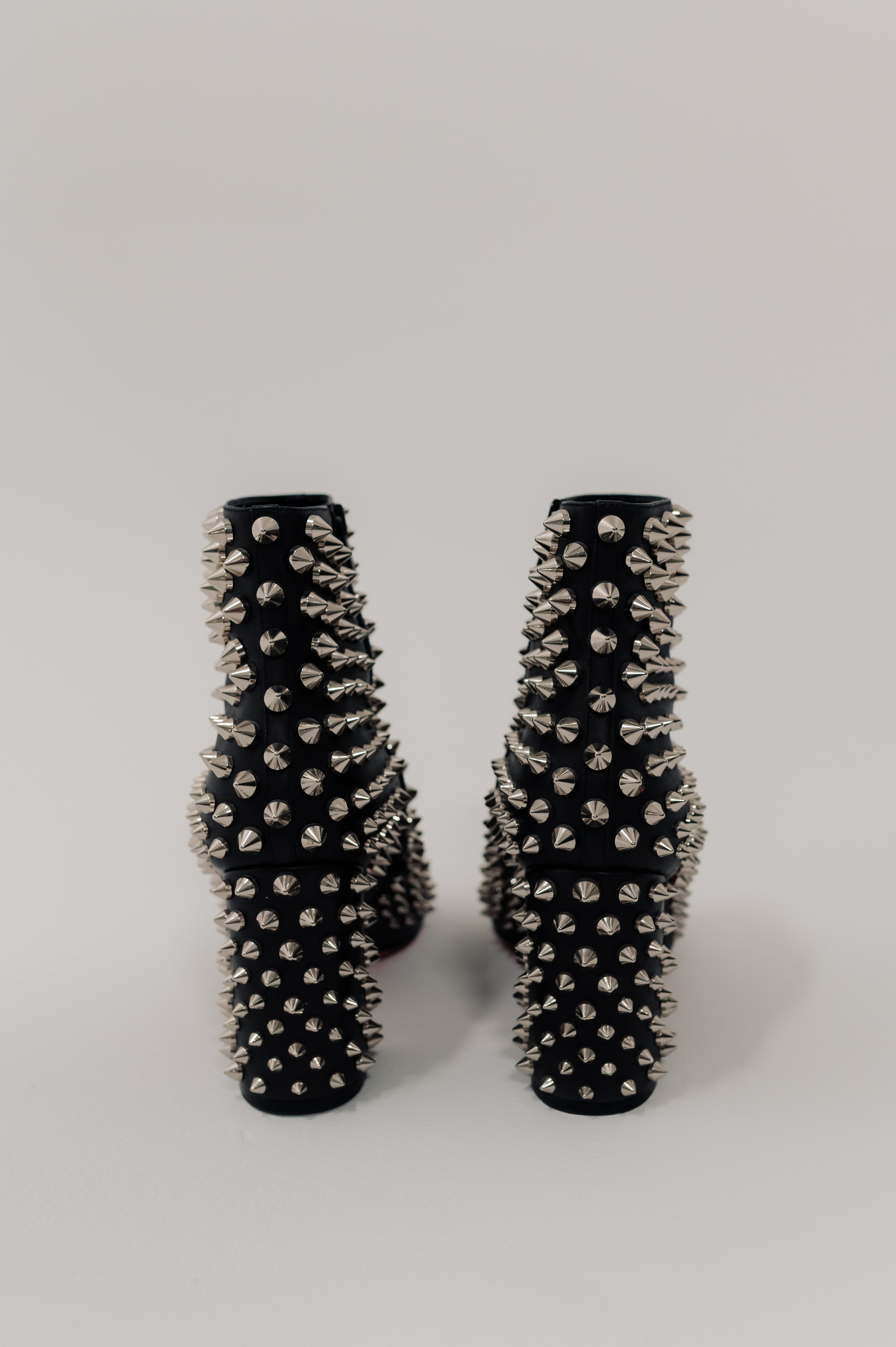 Christian Louboutin Black Spike Boots