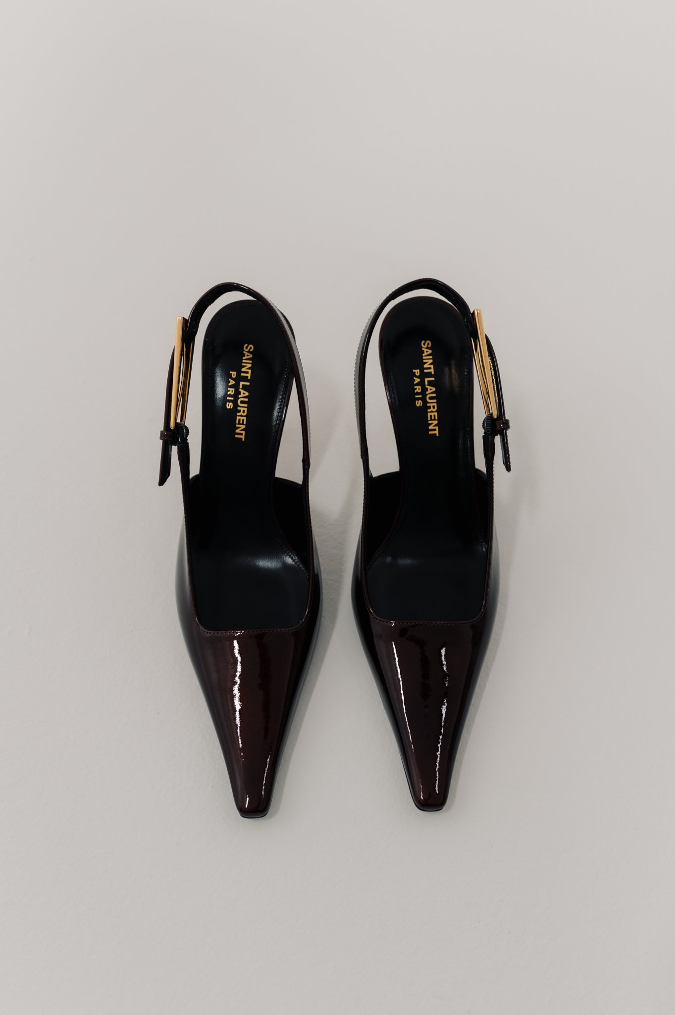 Saint Laurent Maroon Heels