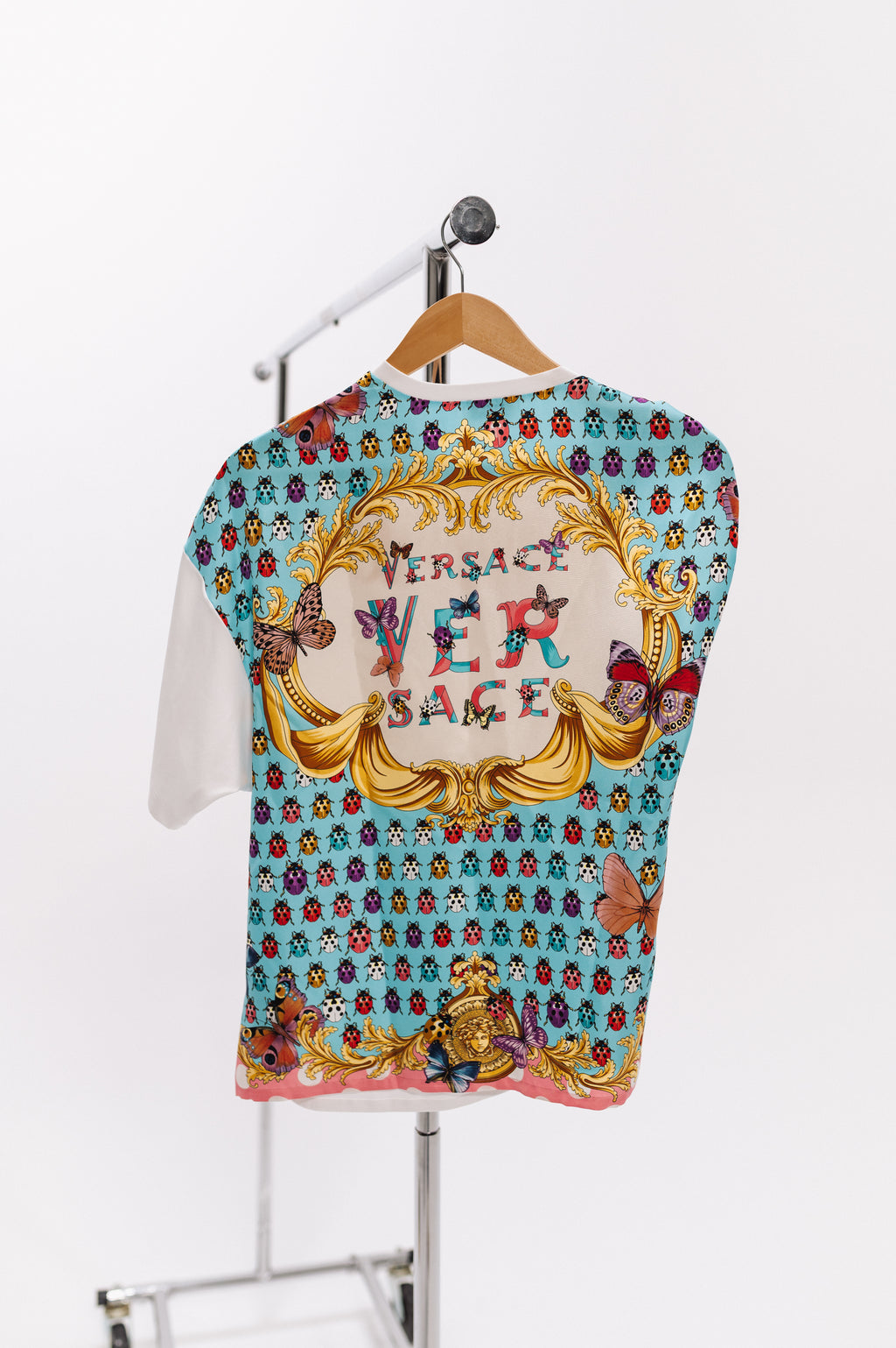 Versace Butterfly Graphic T-Shirt