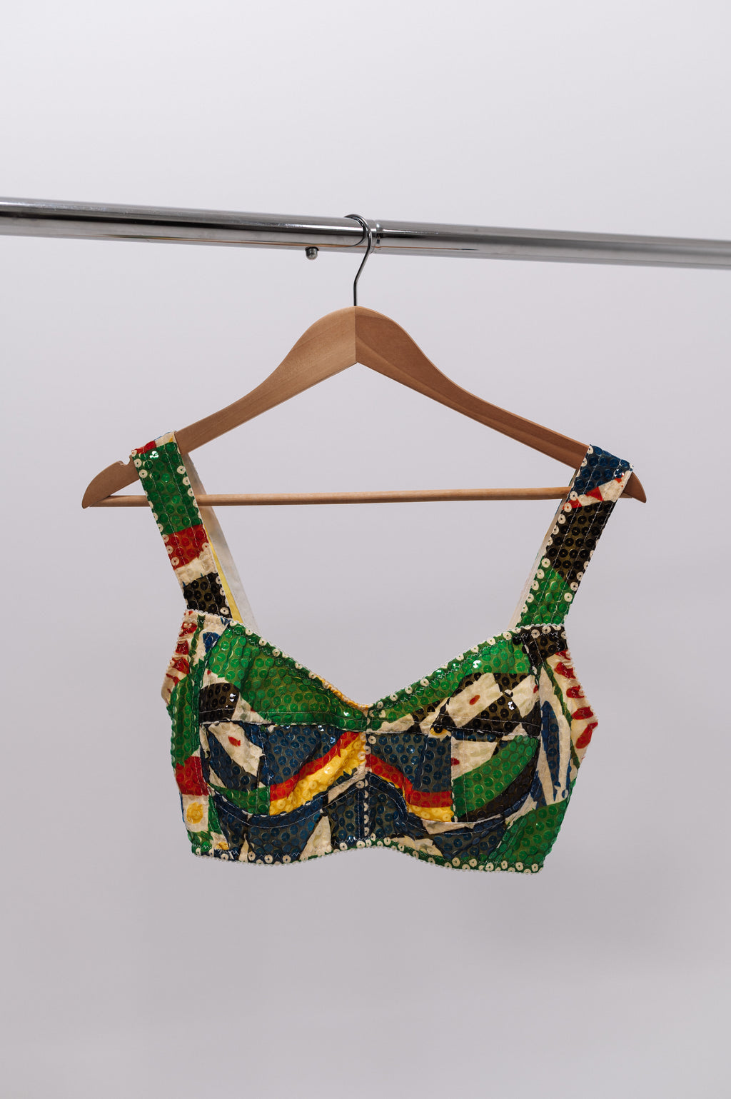 Dolce & Gabbana Sequin Crop Top