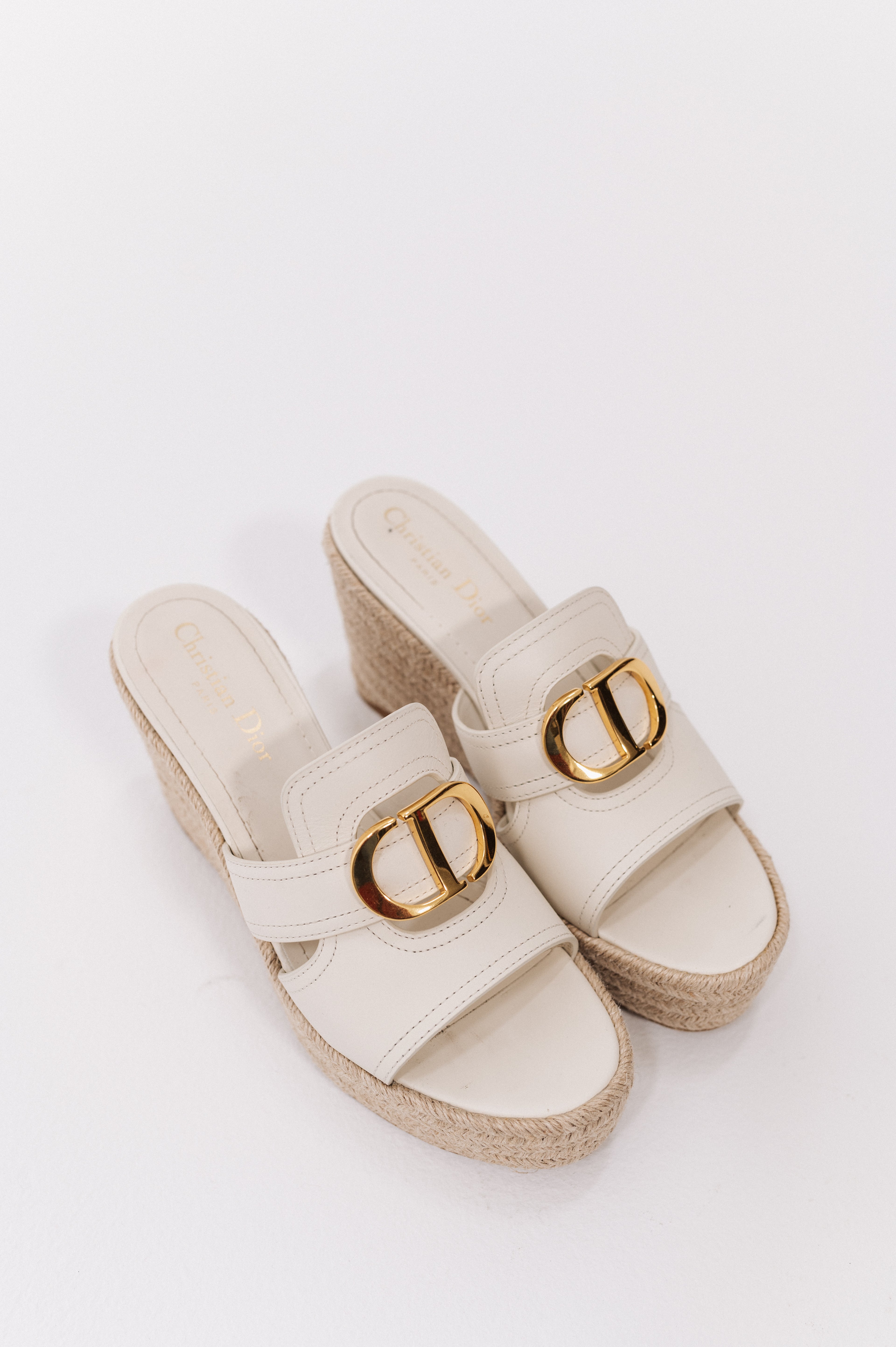 Dior 30 Montaigne Wedge Sandal