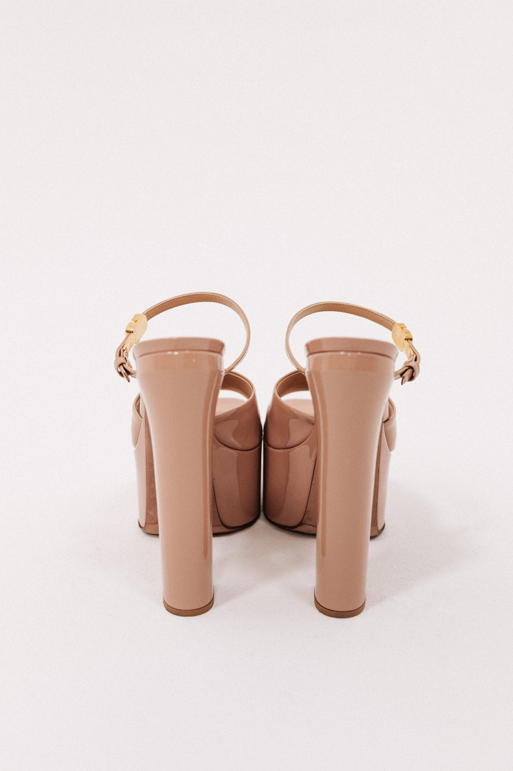 Valentino Tan-Go Platform Heels