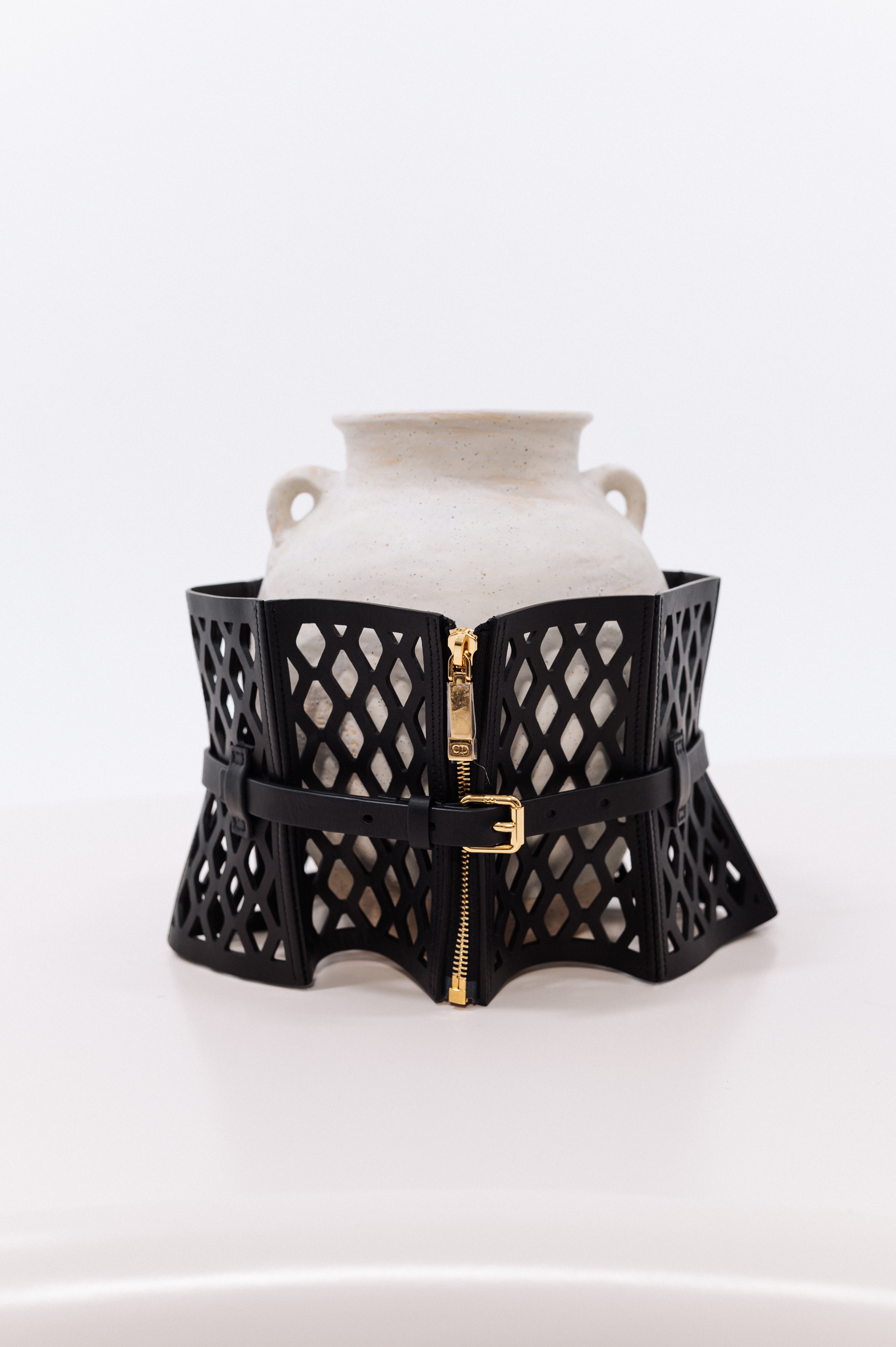 Dior Leather Corset Belt