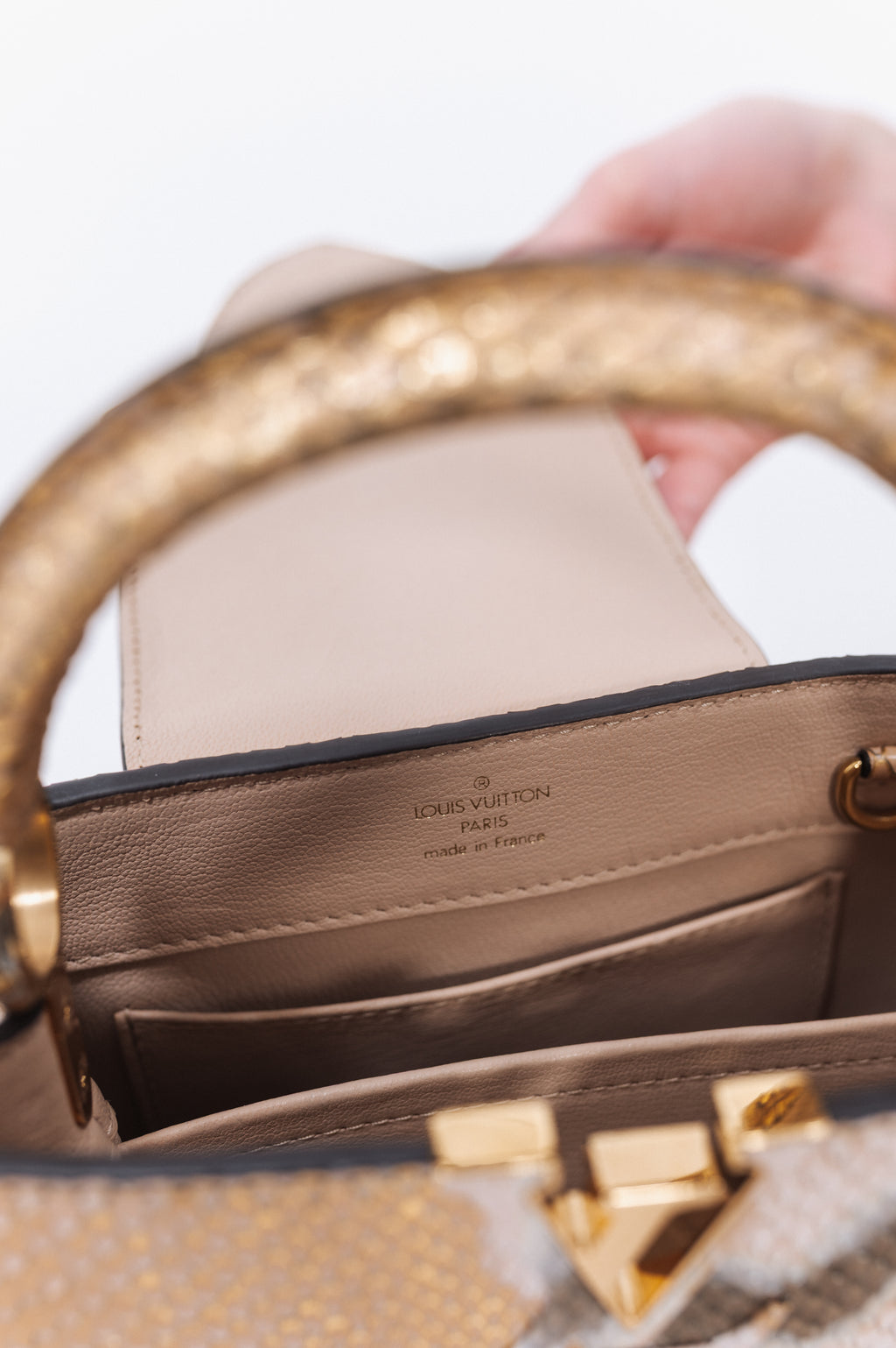 Louis Vuitton Mini Python Capucines