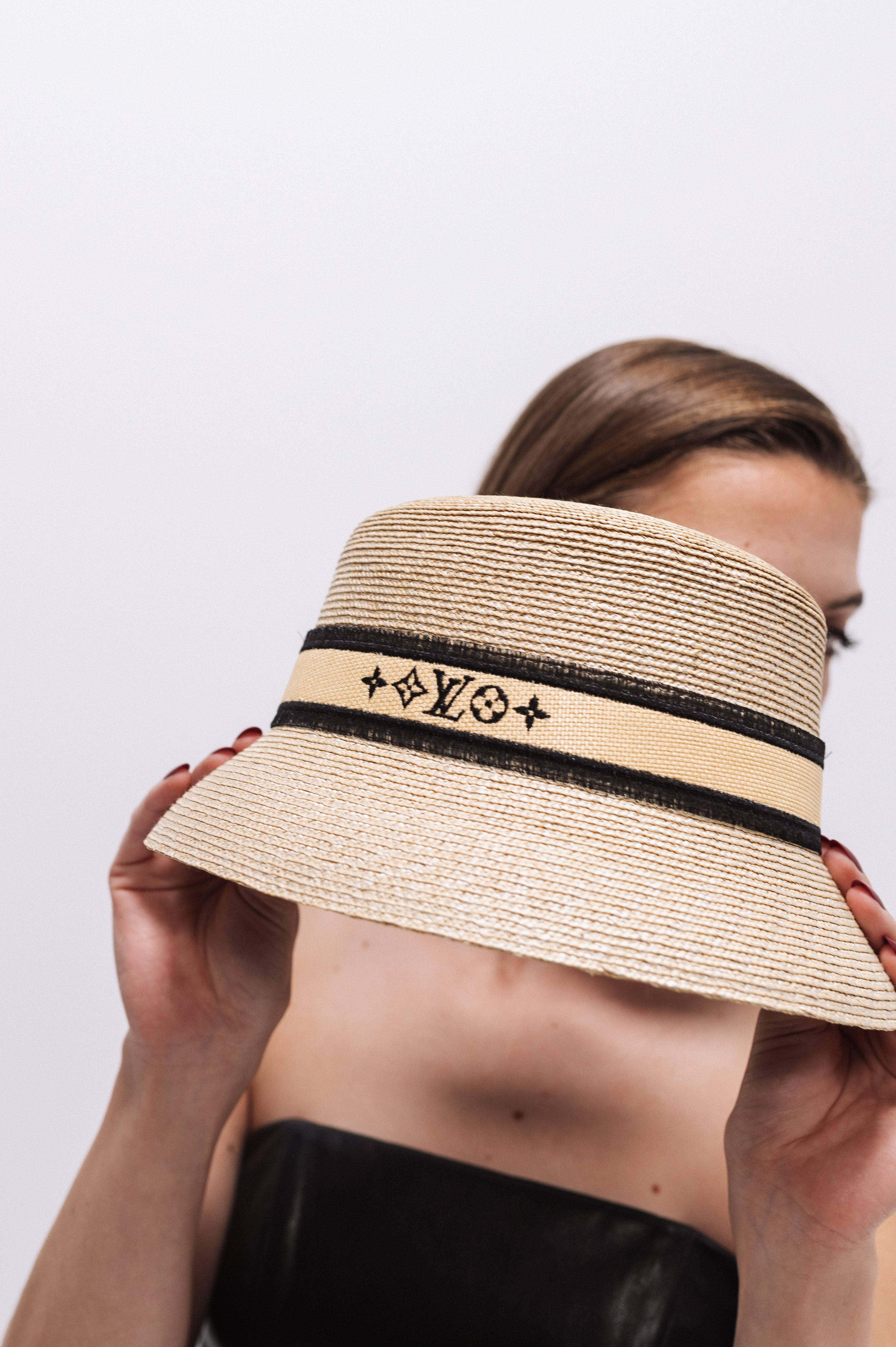 Louis Vuitton Straw Bucket Hat