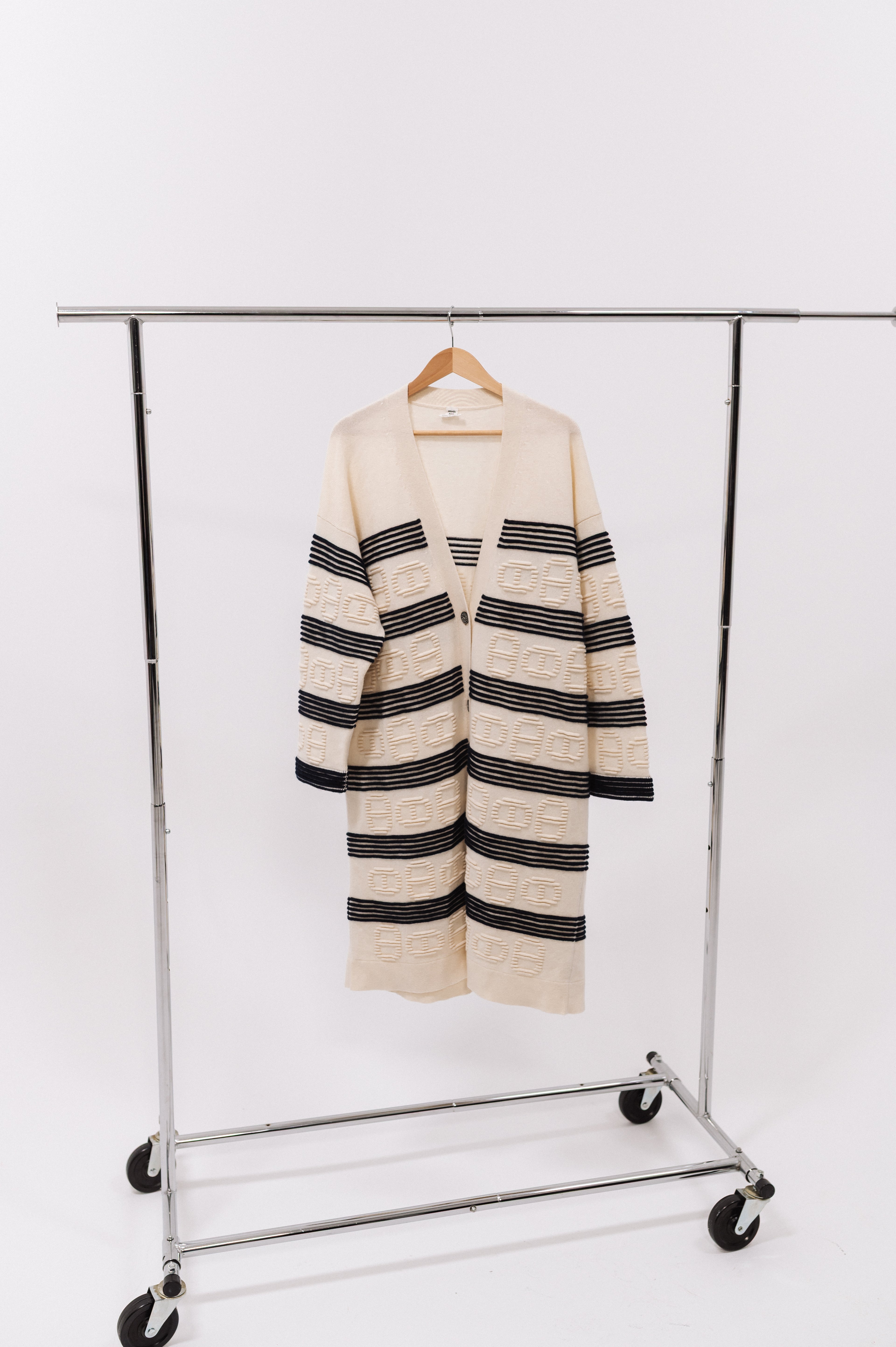 Hermes Long Cashmere Cardigan