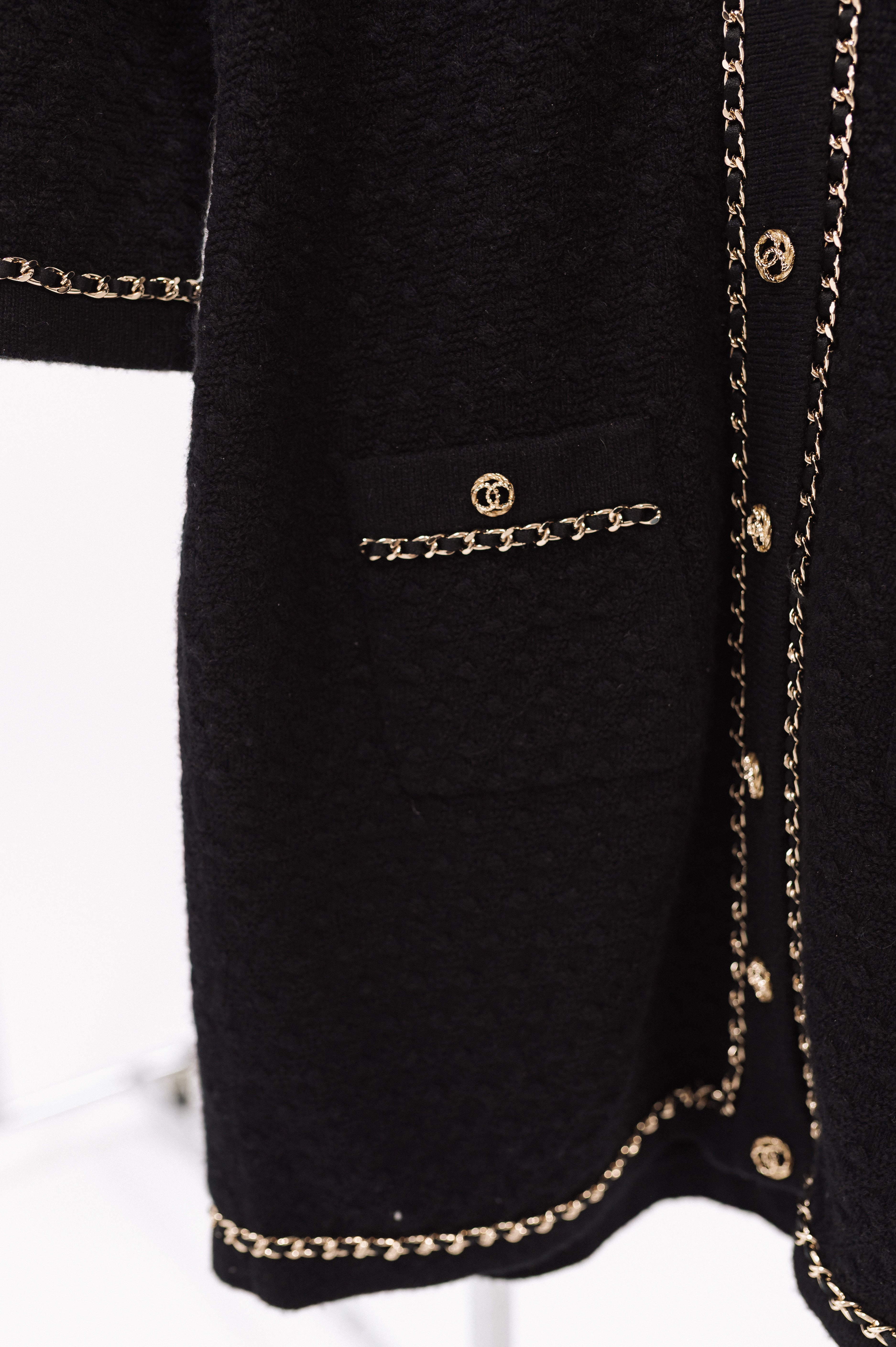 Chanel Woven Cardigan