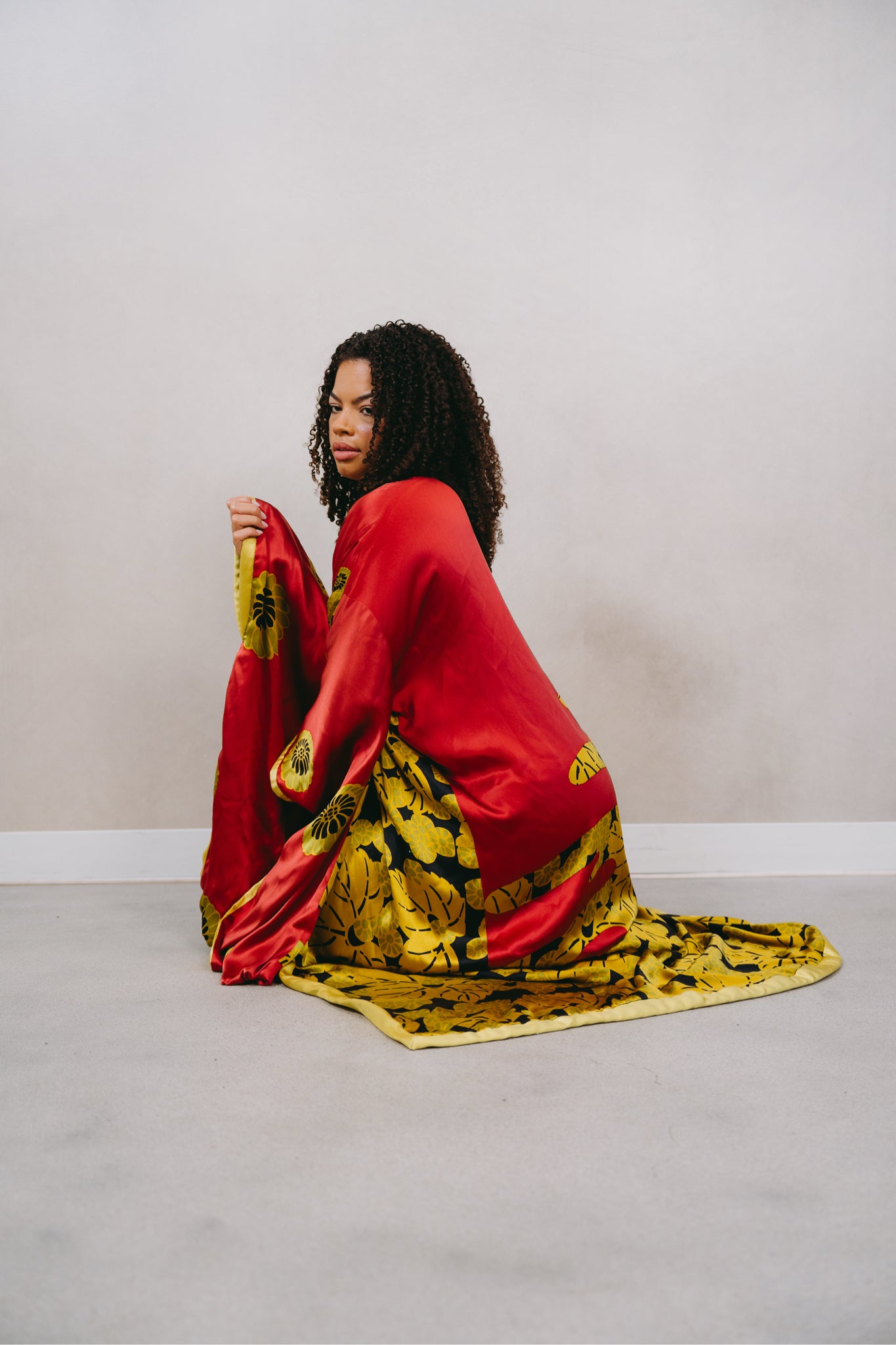 Gucci Multi-Color Floral Robe