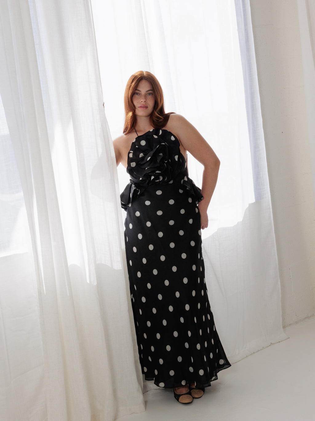 Zimmermann Black Polka Dot Dress