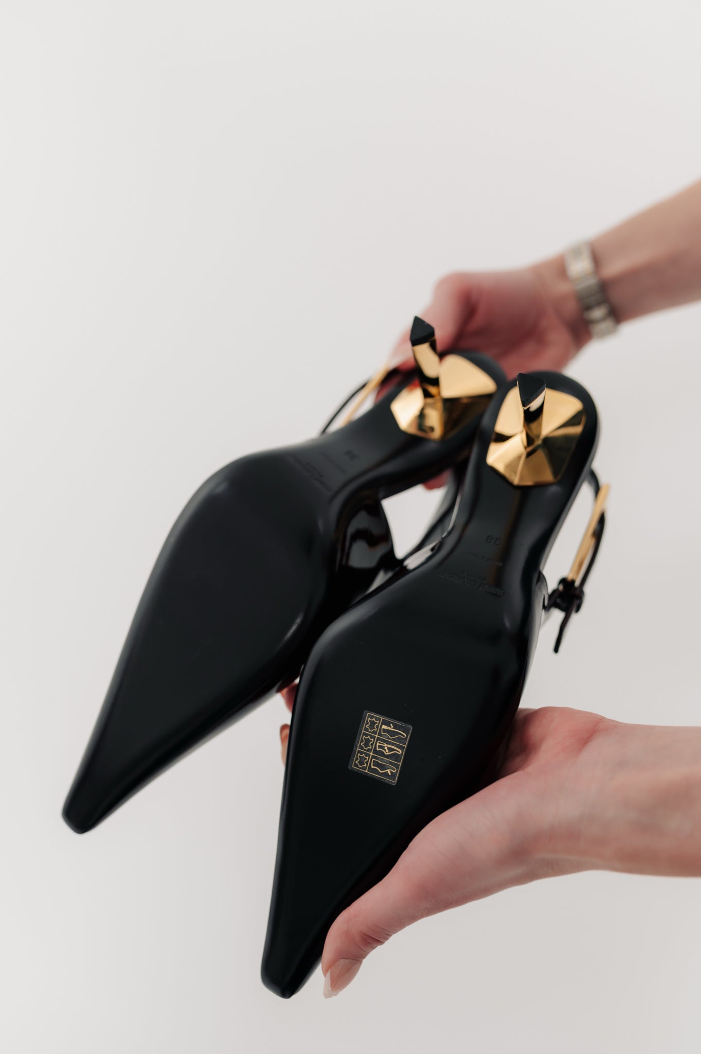 Saint Laurent Maroon Heels