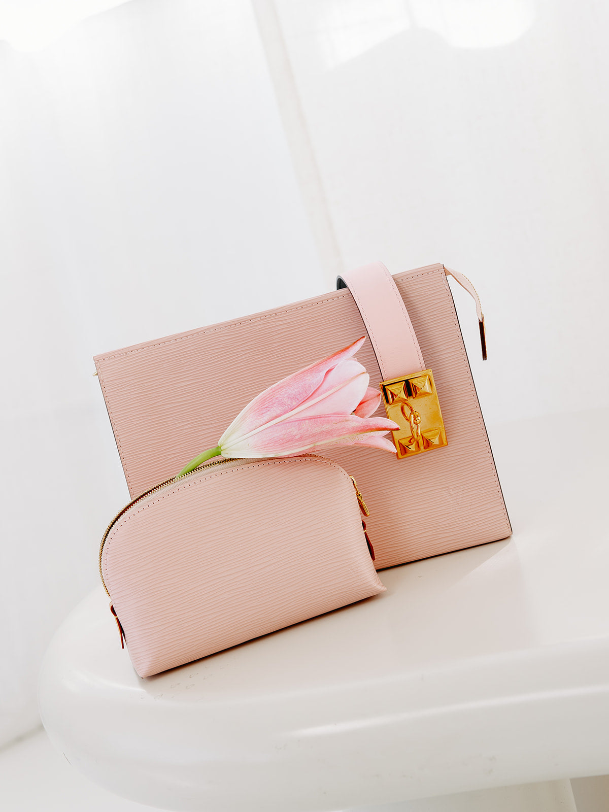 Louis Vuitton Epi Pink Toiletry Pouch