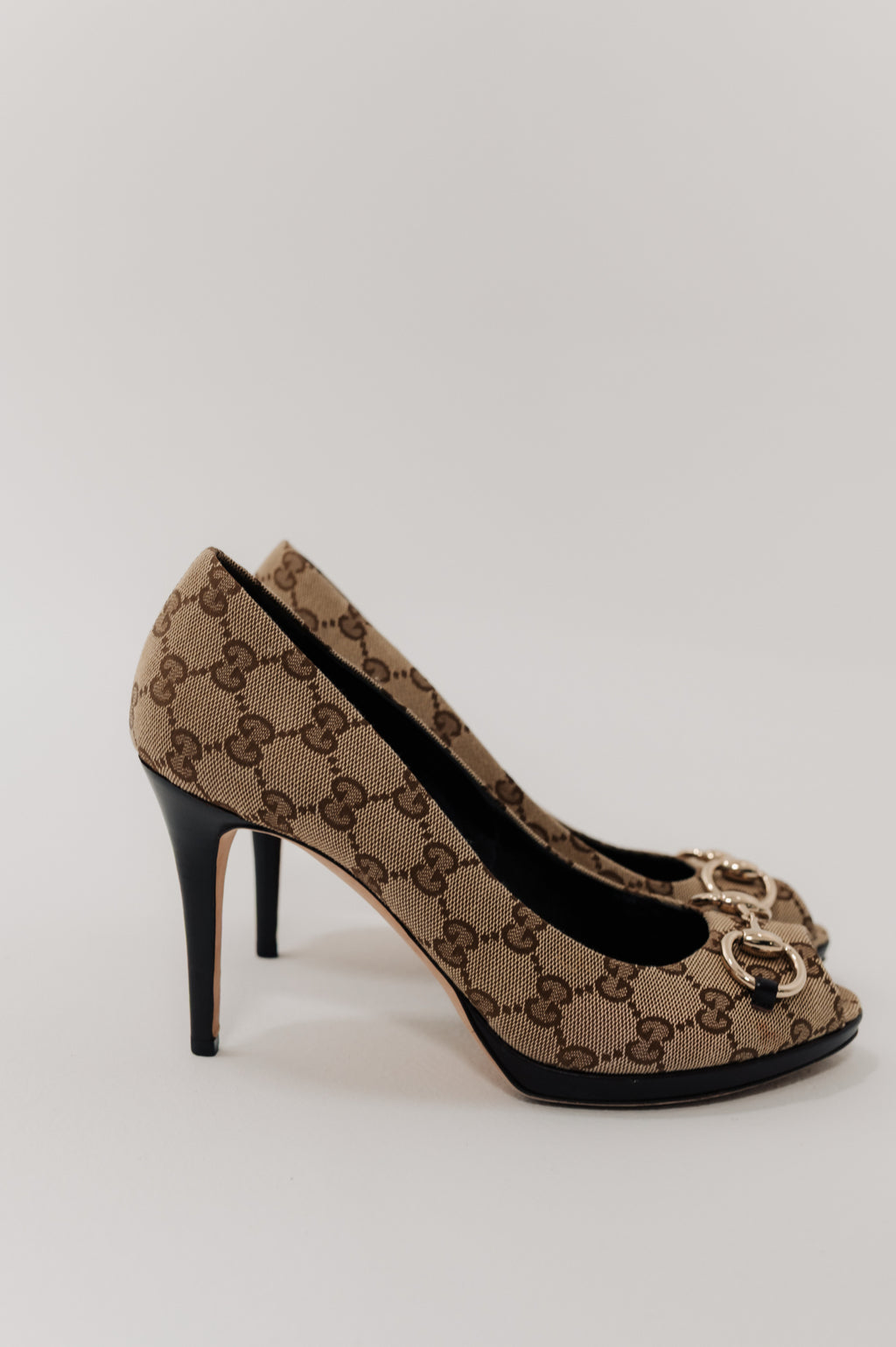 Gucci Monogram Heels