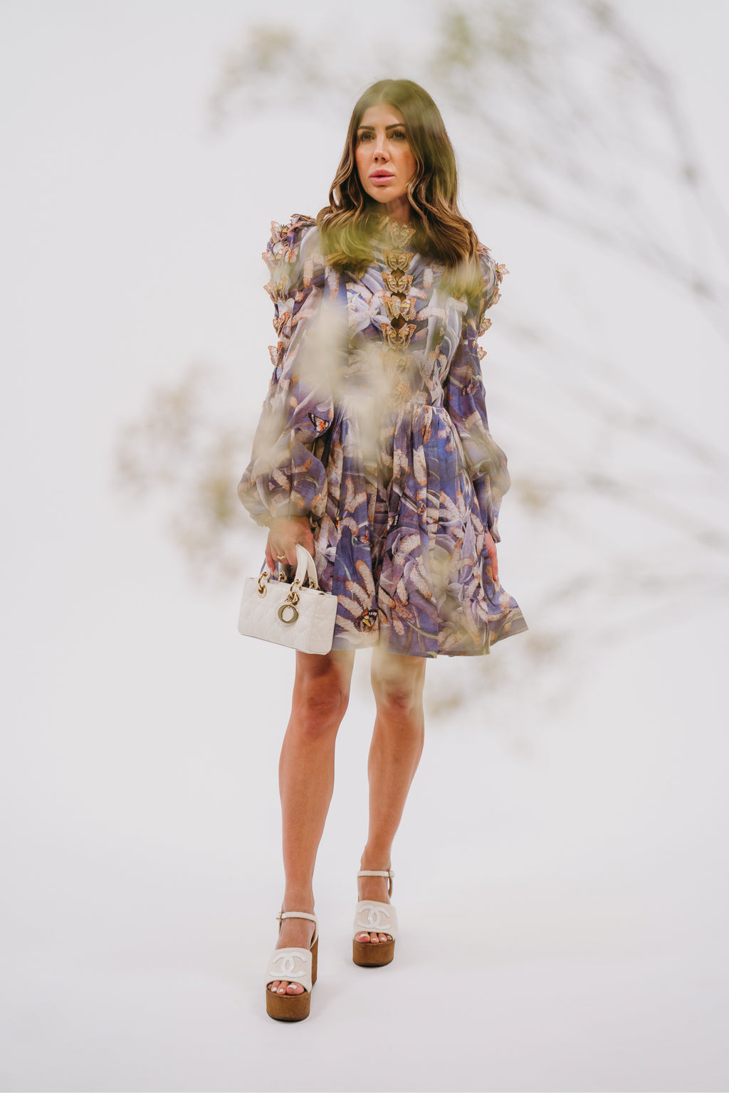 Zimmermann Blue Butterfly Dress