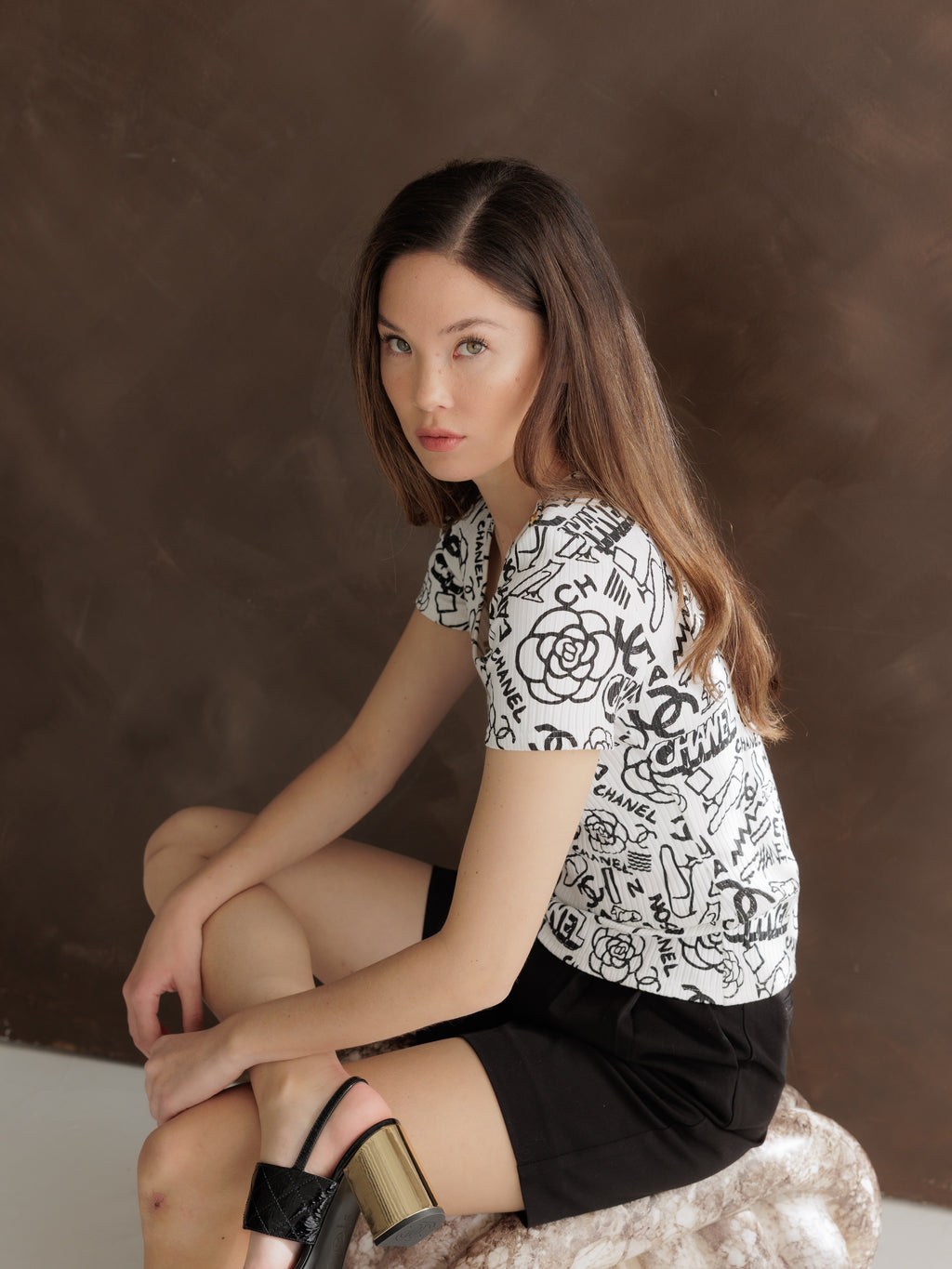 Chanel Monogram Graffiti T-shirt