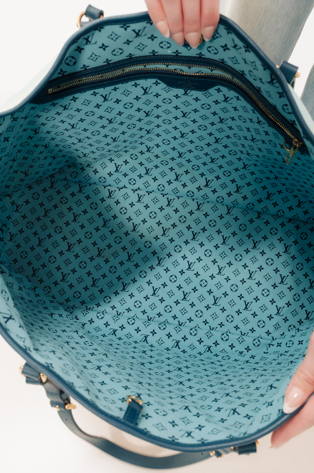 Louis Vuitton Multi-Color Beach Scene Tote