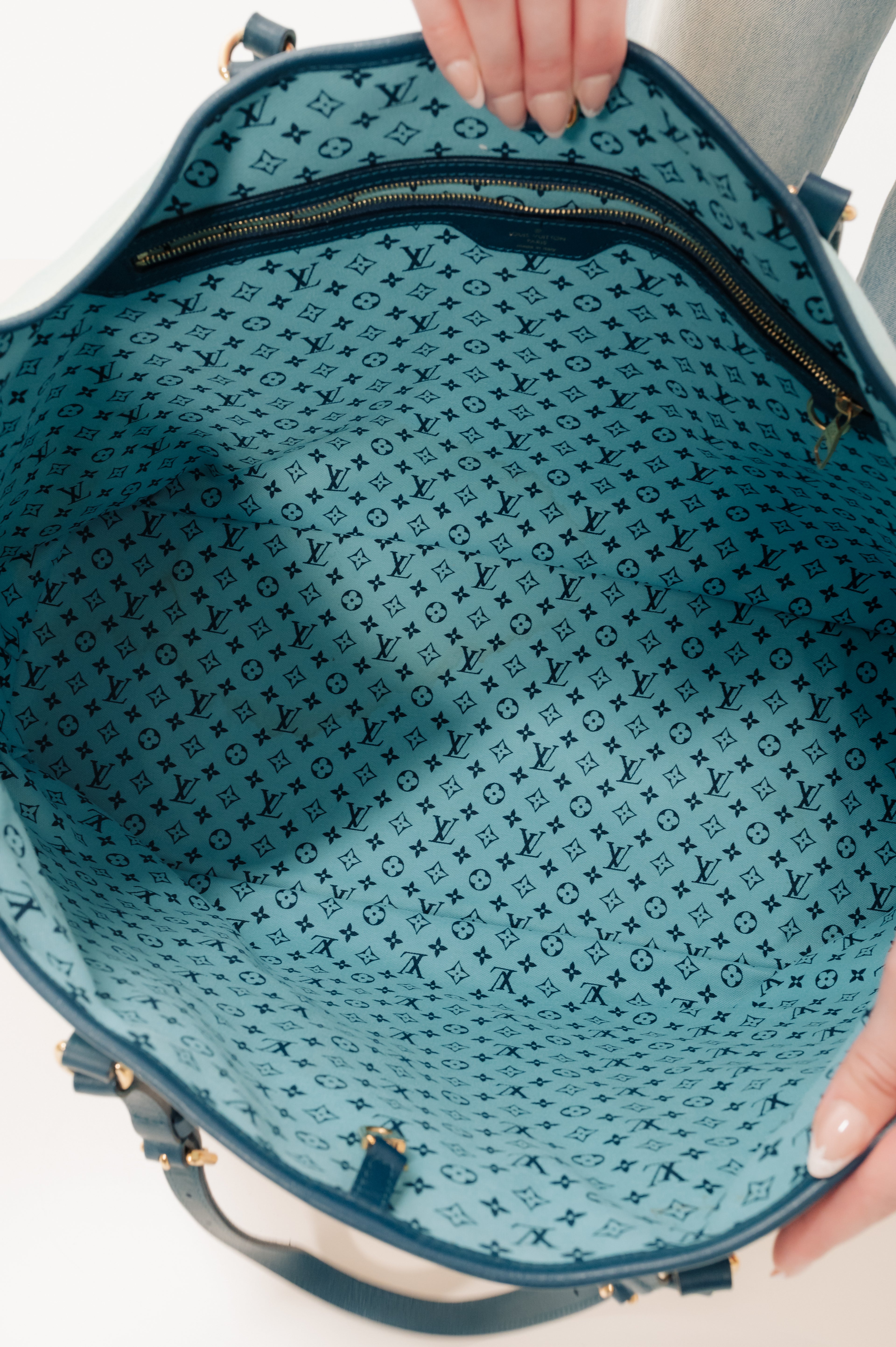 Louis Vuitton Multi-Color Beach Scene Tote