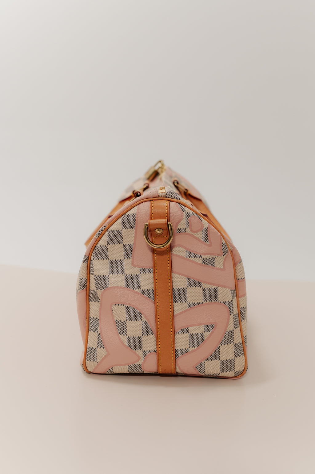 Louis Vuitton White Damier Speedy Hand Bag
