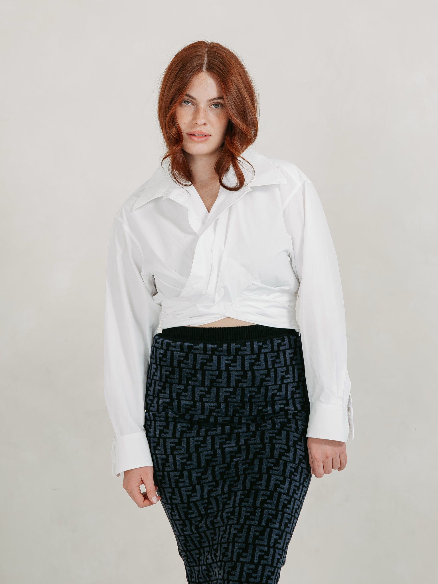 Alexander Wang White Crop Top