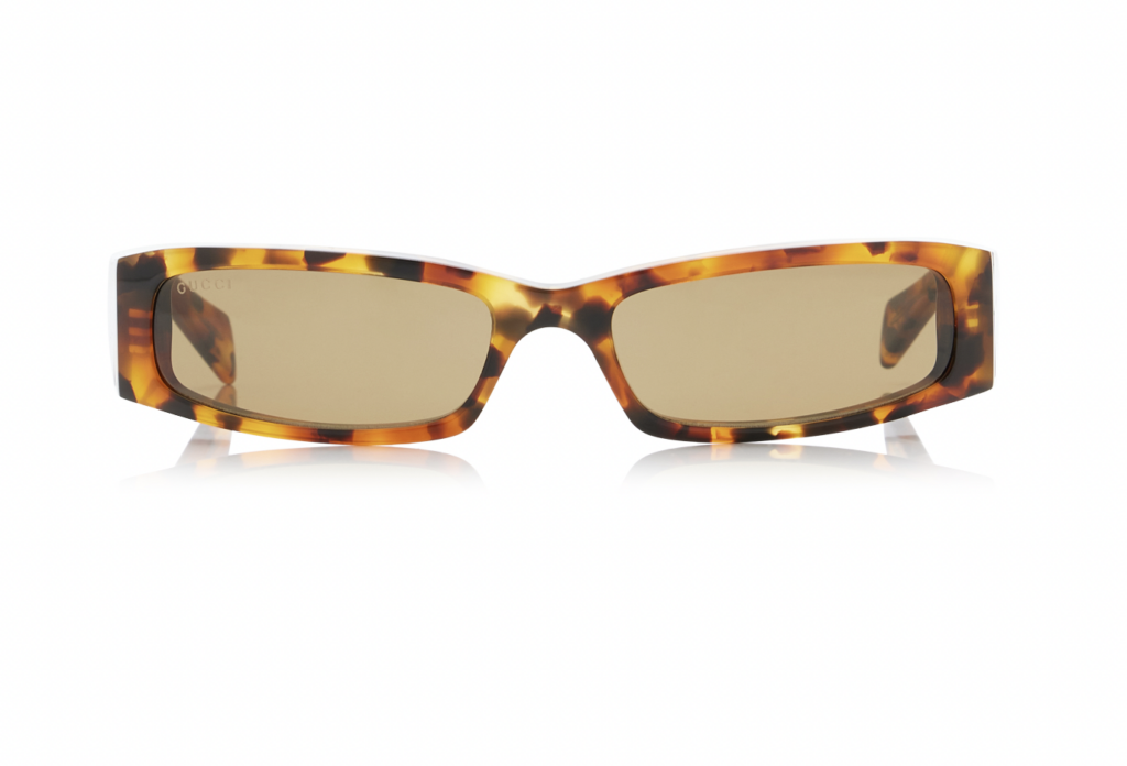 Rectangular-Frames Acetate Sunglasses 